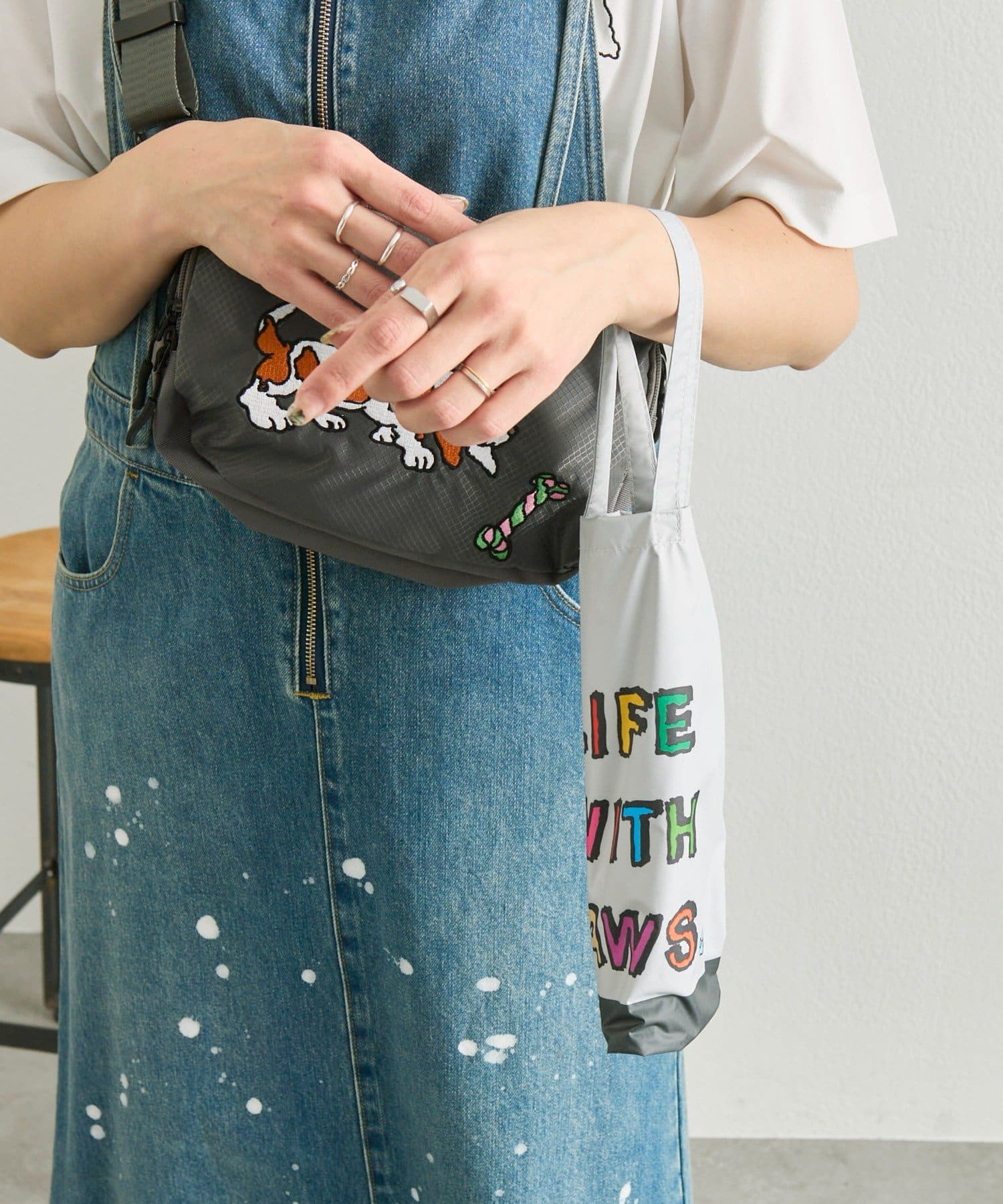 ear PAPILLONNER(イア パピヨネ) 【KEN NAKAYAMA×ear】コラボ晴雨兼用折りたたみ傘《UVカット率99.9%/遮光率99.99％/遮熱効果あり/耐風傘》