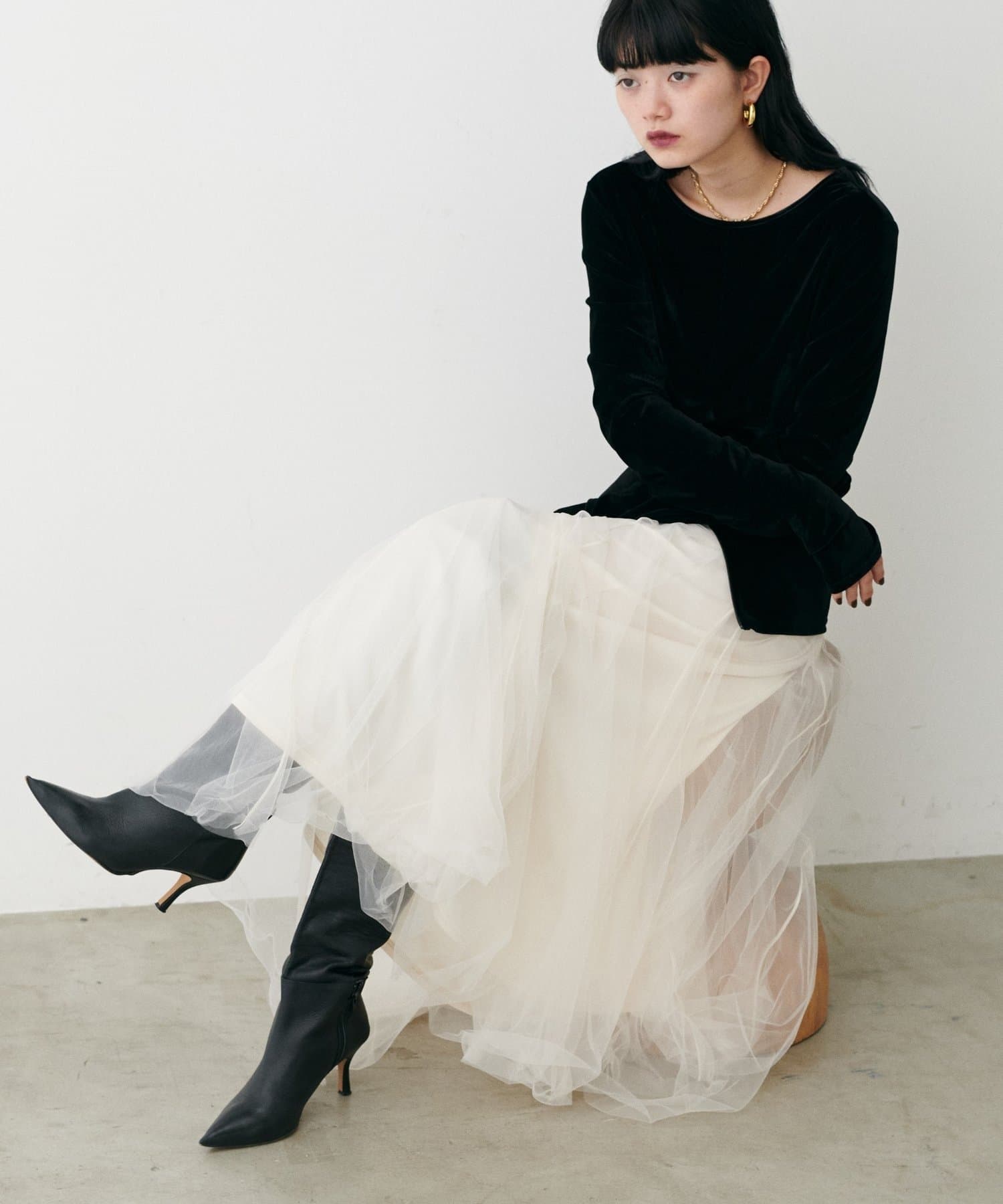 LARUTA(ラルータ) ボリュームチュールスカート