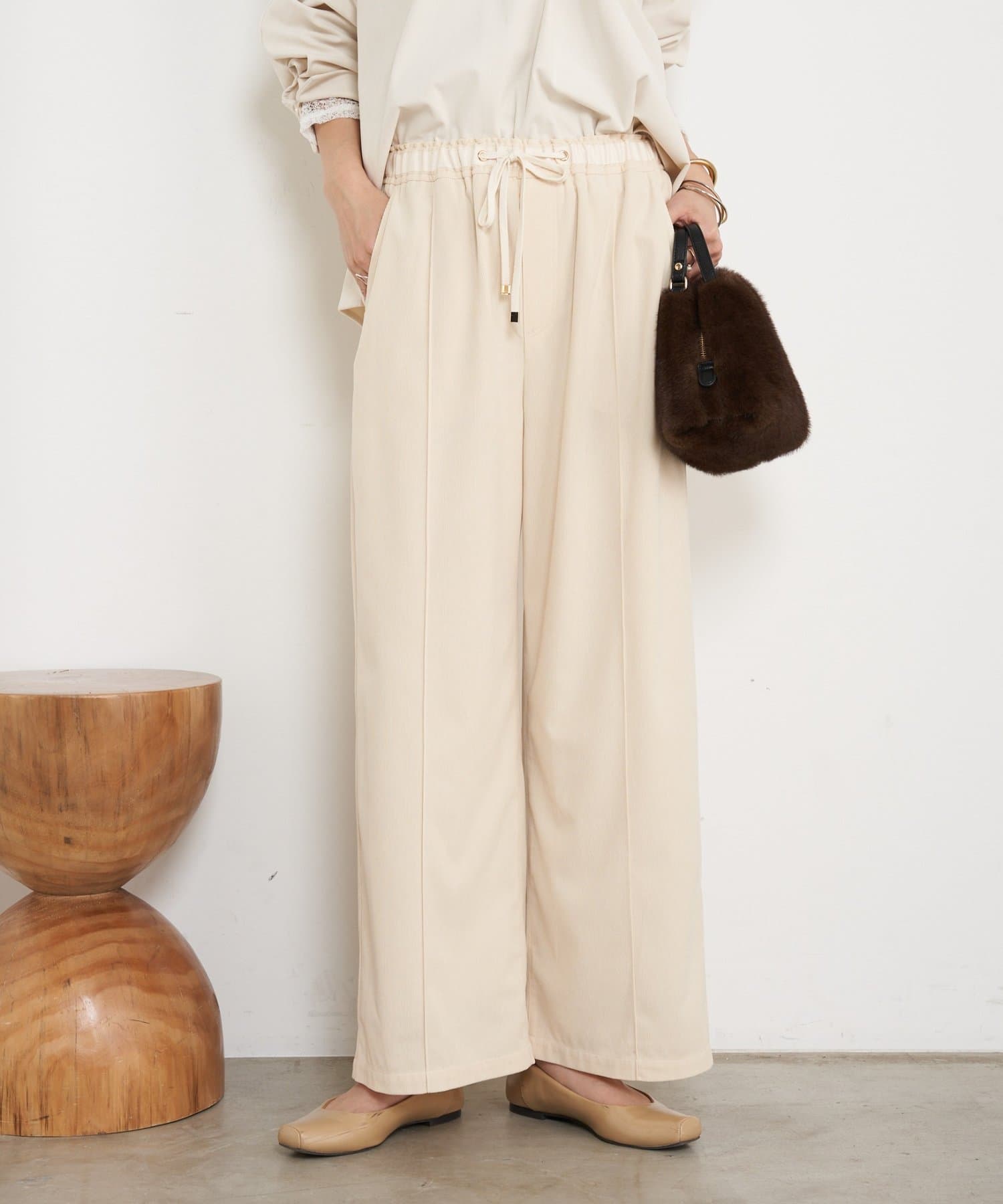 Jena　espace merveilleux(ジェナ　エスパスメルヴェイユ) コーデュロイイージーパンツ