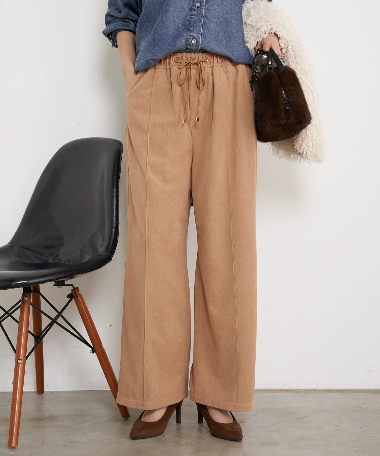 Jena　espace merveilleux(ジェナ　エスパスメルヴェイユ) コーデュロイイージーパンツ