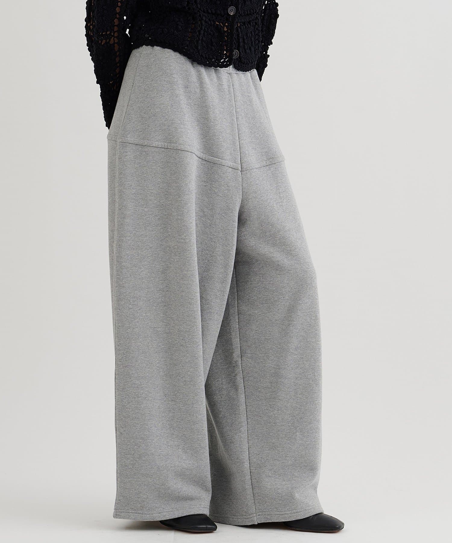 Whim Gazette(ウィム ガゼット) 裏毛バレルパンツ