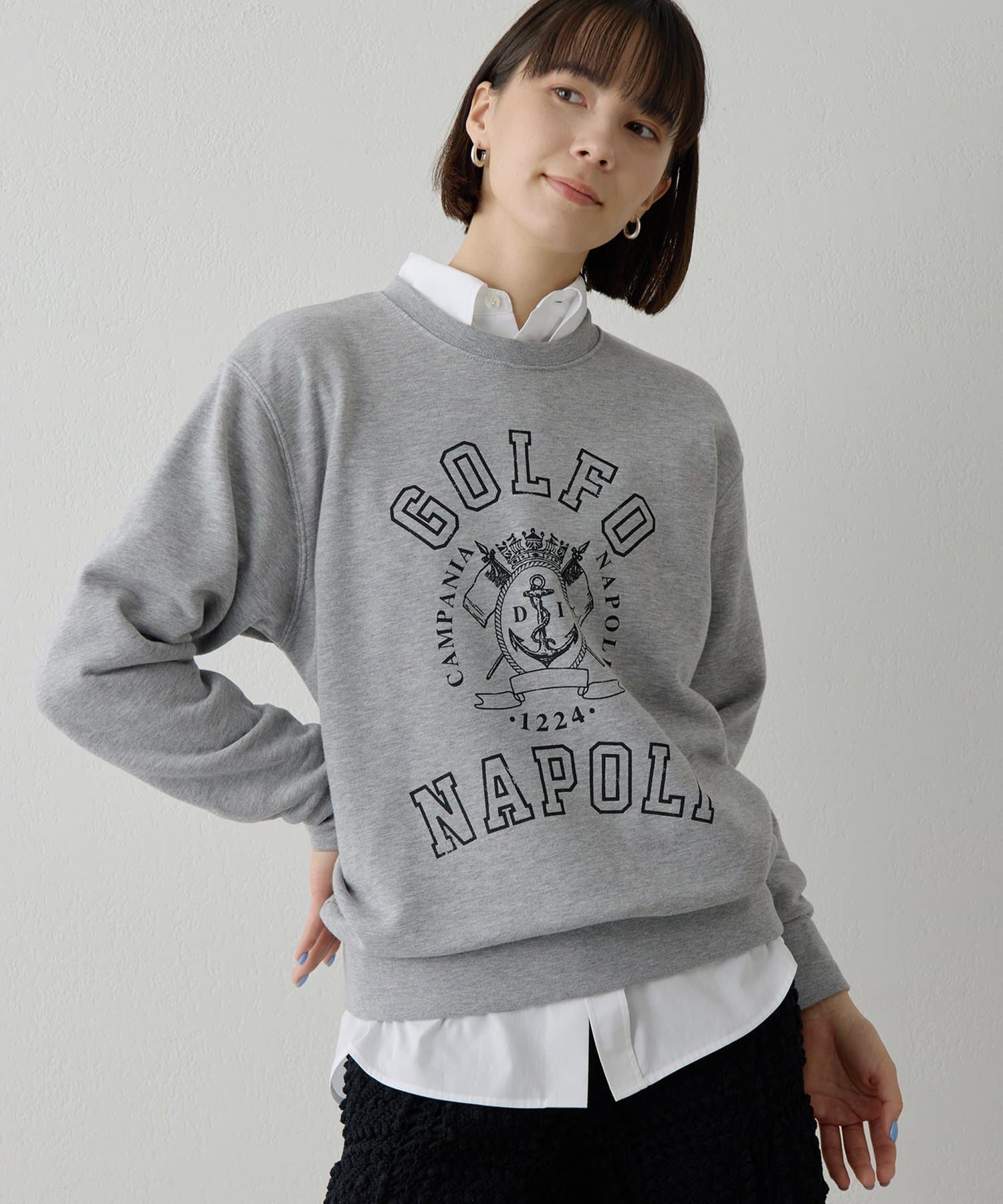 Whim Gazette(ウィム ガゼット) マリン裏毛プルオーバー