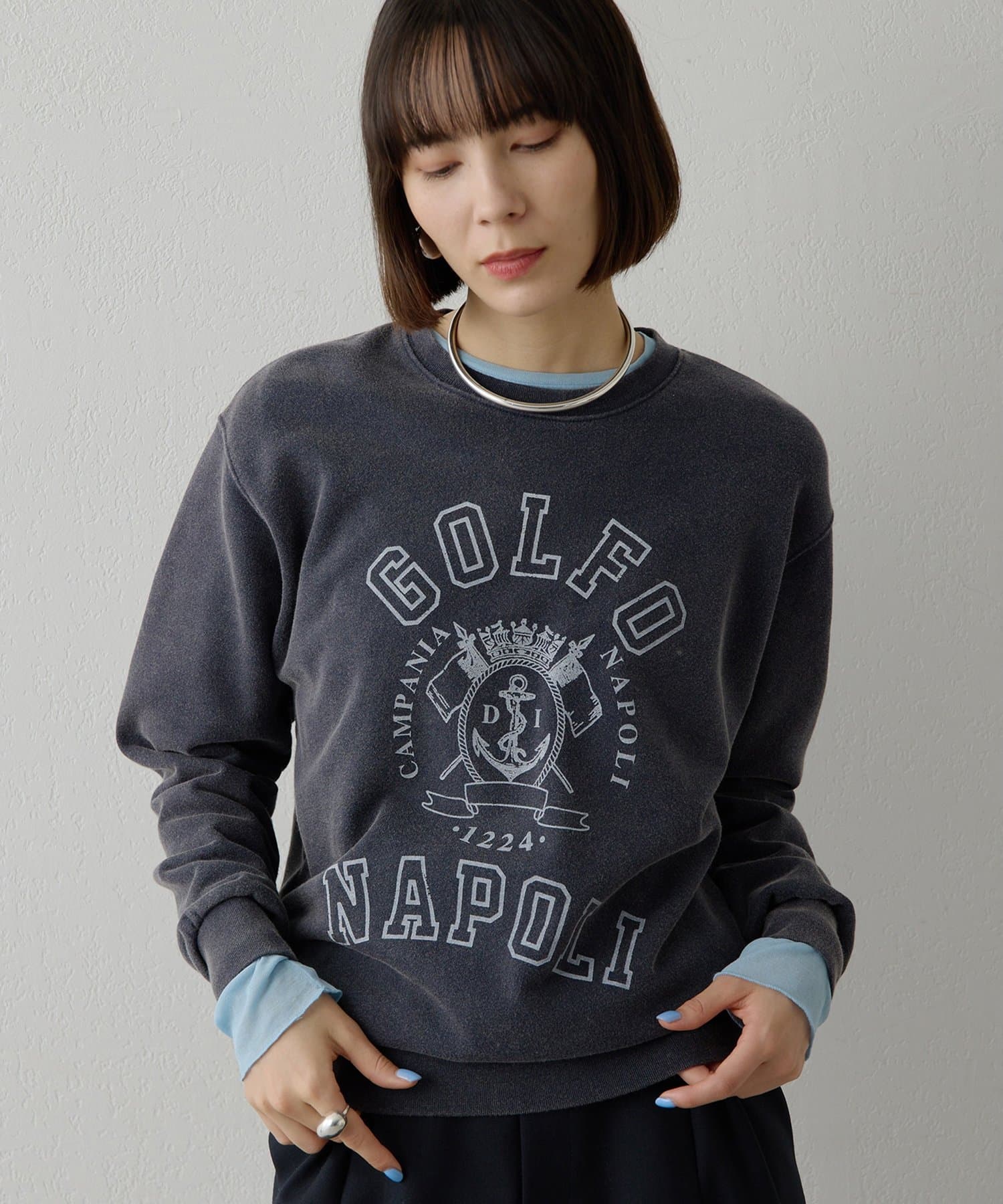 Whim Gazette(ウィム ガゼット) マリン裏毛プルオーバー