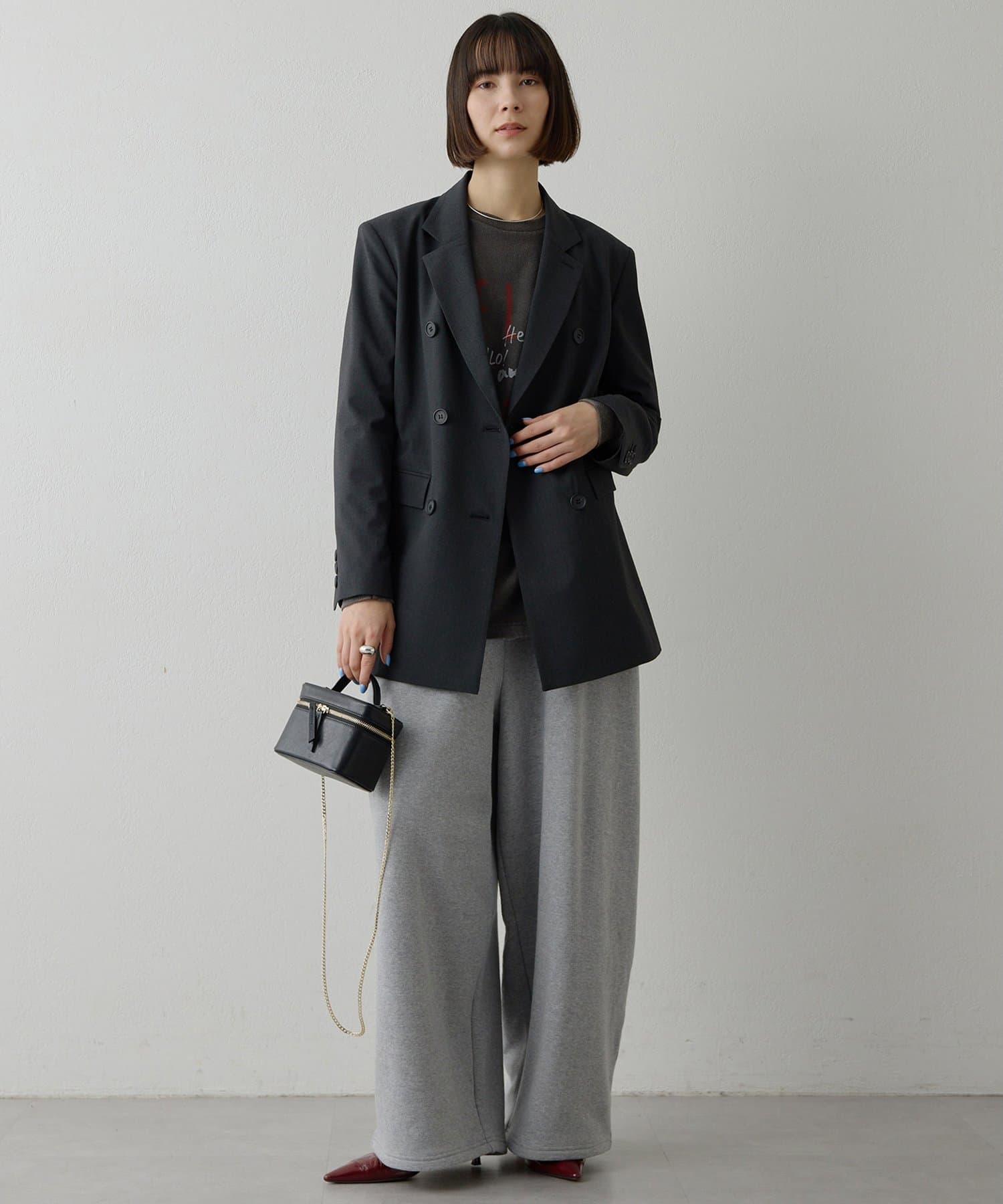 Whim Gazette(ウィム ガゼット) ロゴロングスリーブTシャツ