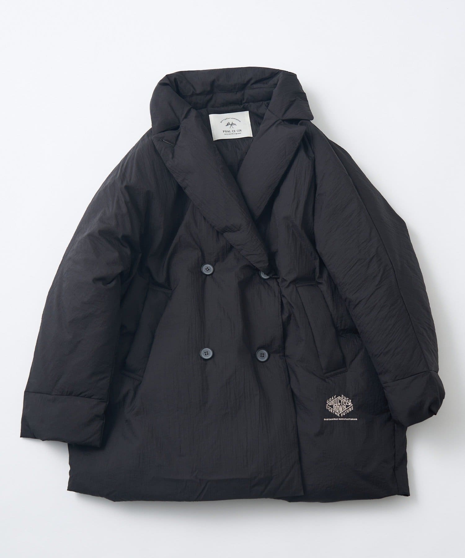 PUAL CE CIN(ピュアルセシン) リサイクルダウンテーラードコート