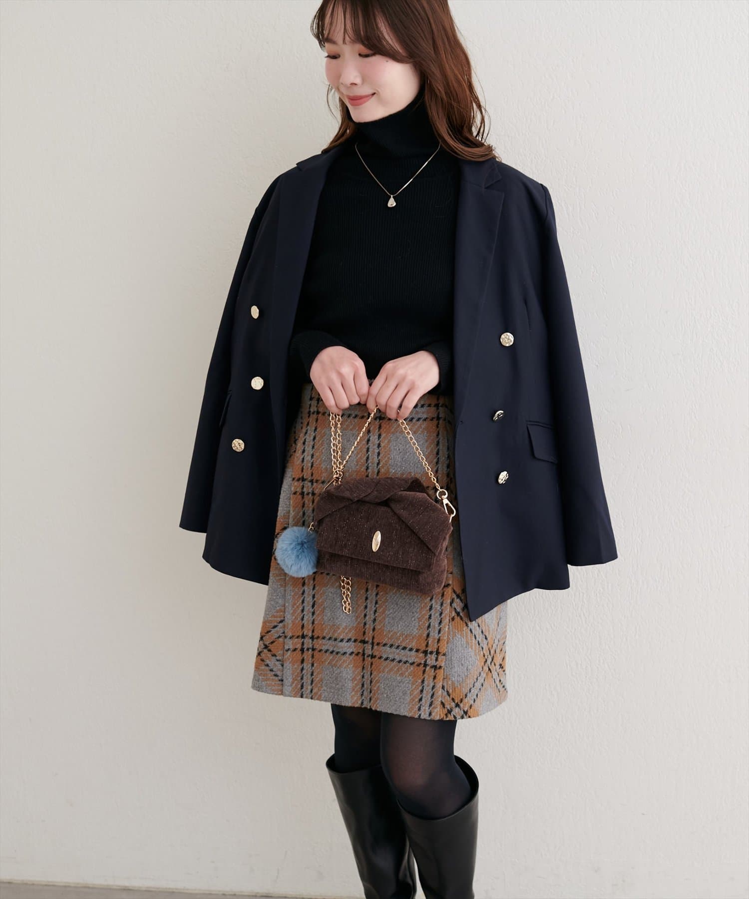 natural couture(ナチュラルクチュール) ねじりハンドルミニショルダー