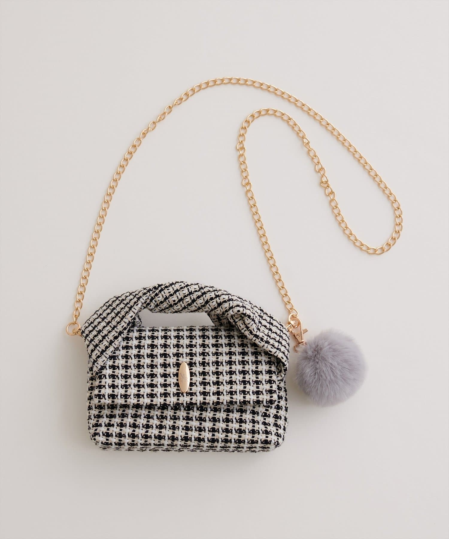 natural couture(ナチュラルクチュール) ねじりハンドルミニショルダー