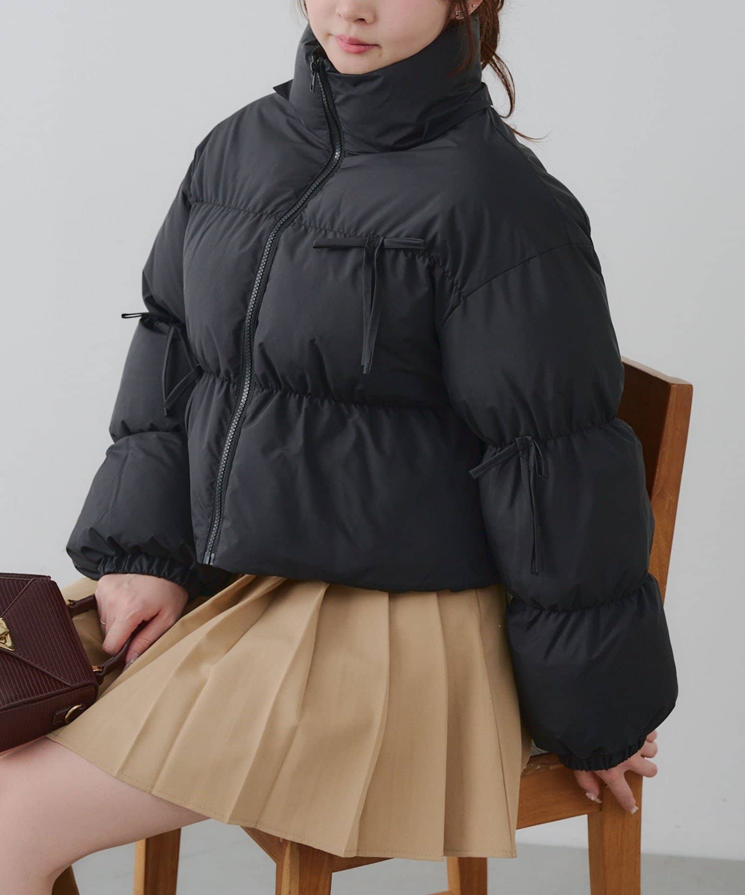 NICE CLAUP / OLIVE des OLIVE OUTLET(ナイスクラップ  / オリーブ デ オリーブ アウトレット) 【MARCHES】リボンエコダウン