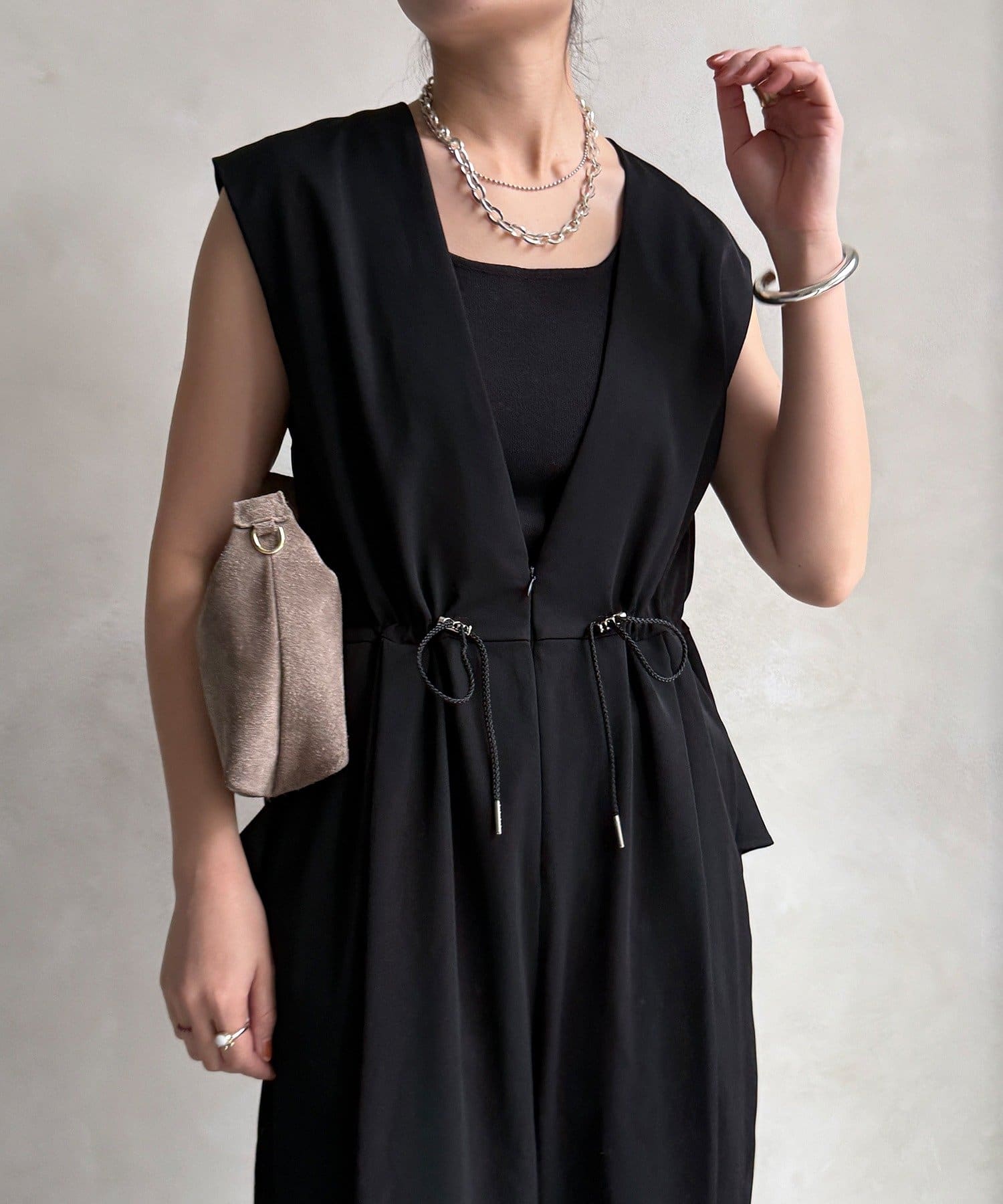 DOUDOU(ドゥドゥ) 【WEB限定/オケージョン対応】ペプラムオールインワン