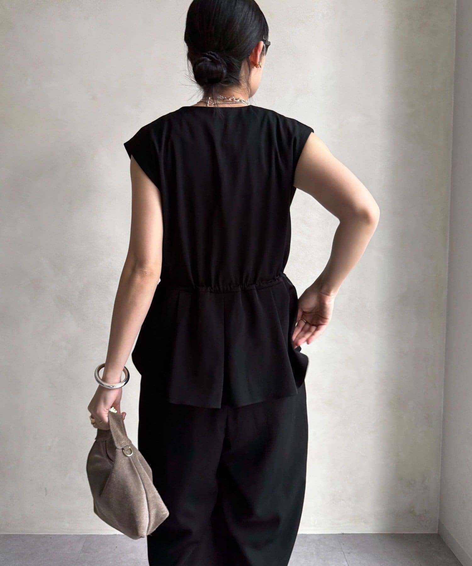 DOUDOU(ドゥドゥ) 【WEB限定/オケージョン対応】ペプラムオールインワン