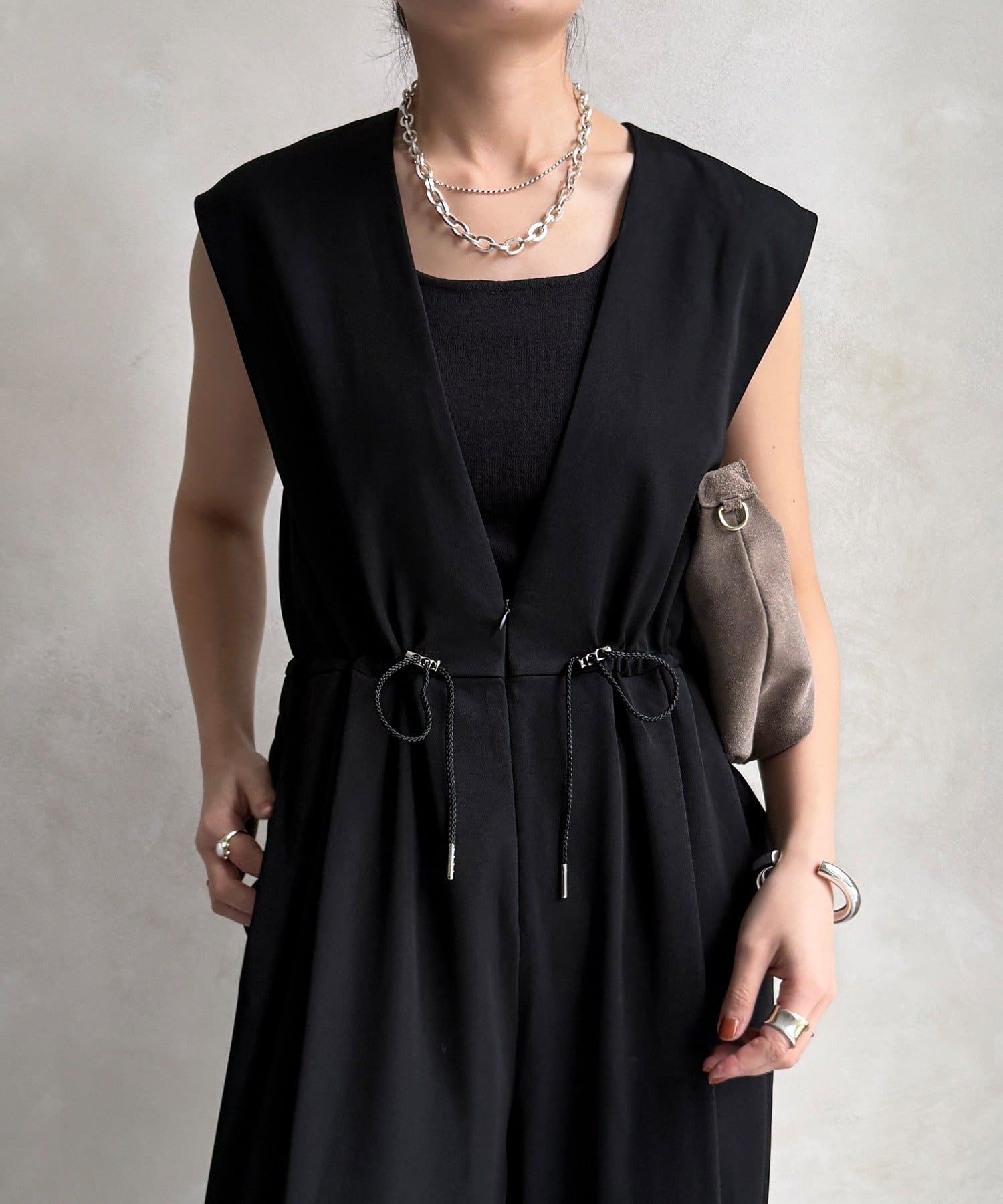 DOUDOU(ドゥドゥ) 【WEB限定/オケージョン対応】ペプラムオールインワン