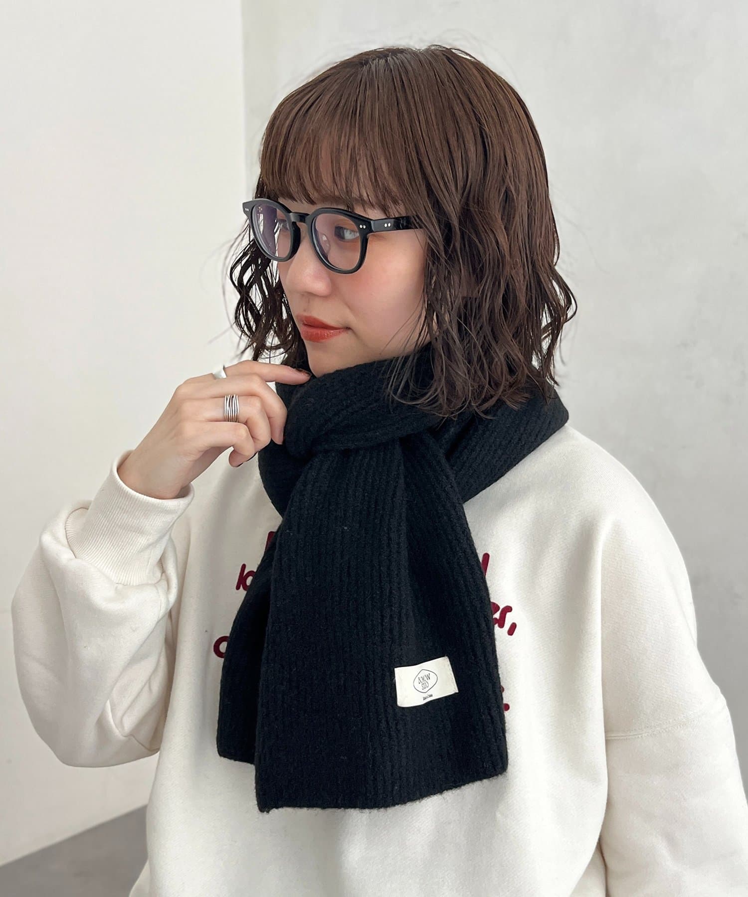 CPCM(シーピーシーエム) リブニットマフラー