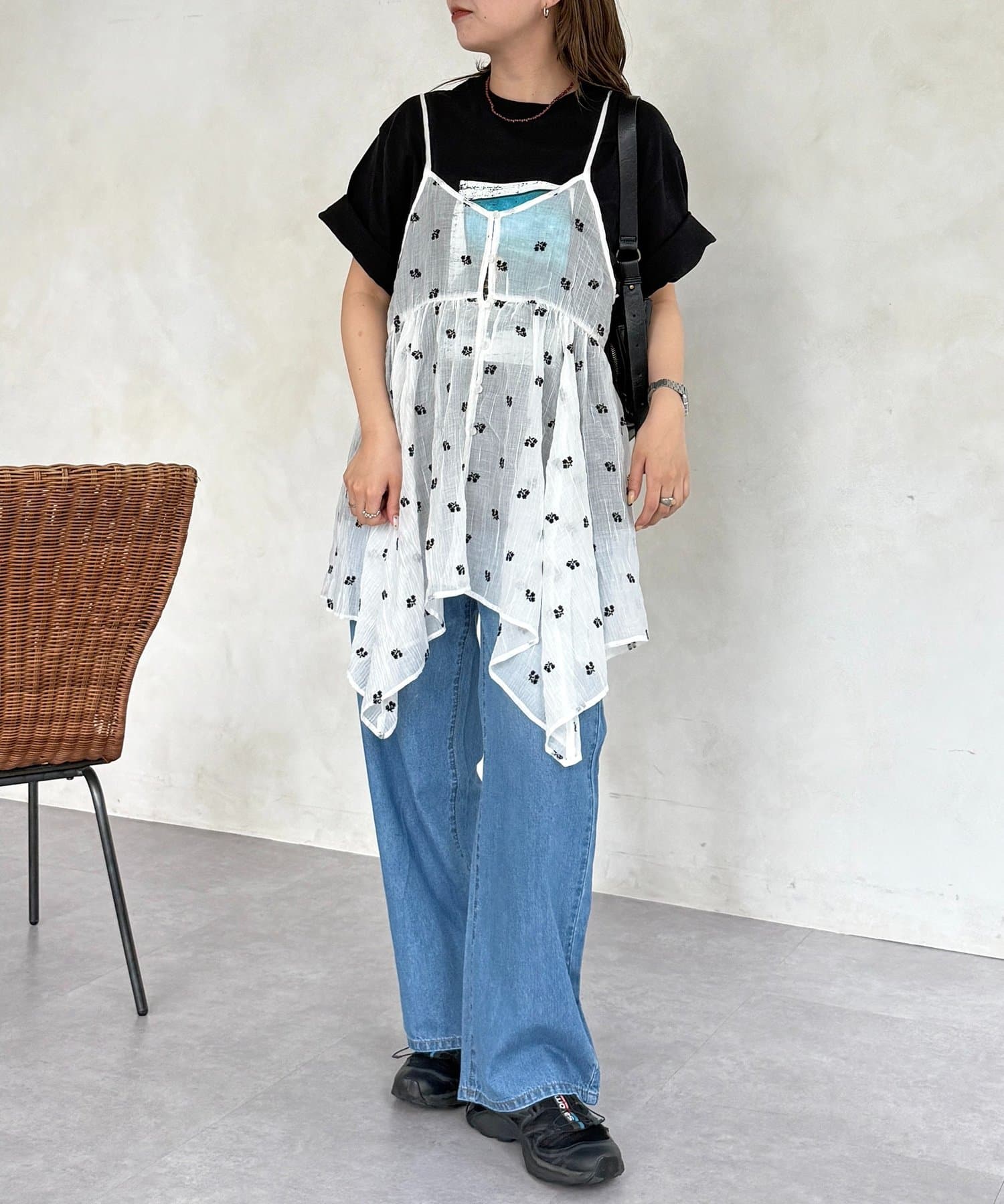 CPCM(シーピーシーエム) 2WAYイレヘムキャミチュニック