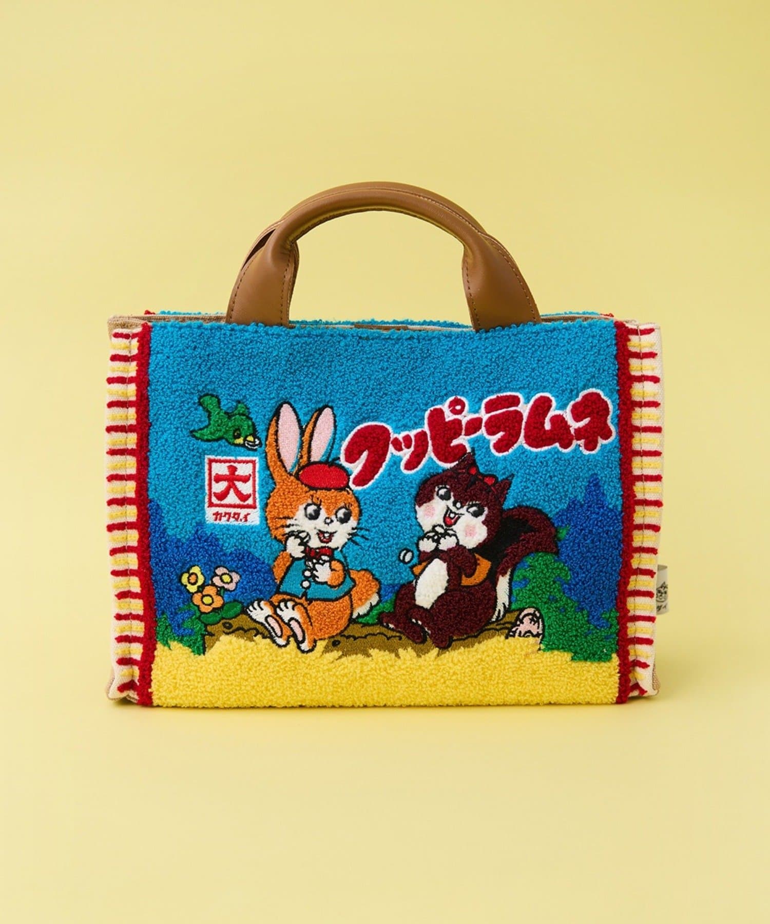 ear PAPILLONNER(イア パピヨネ) 【クッピーラムネ×ear】コラボコットントートバッグSサイズ