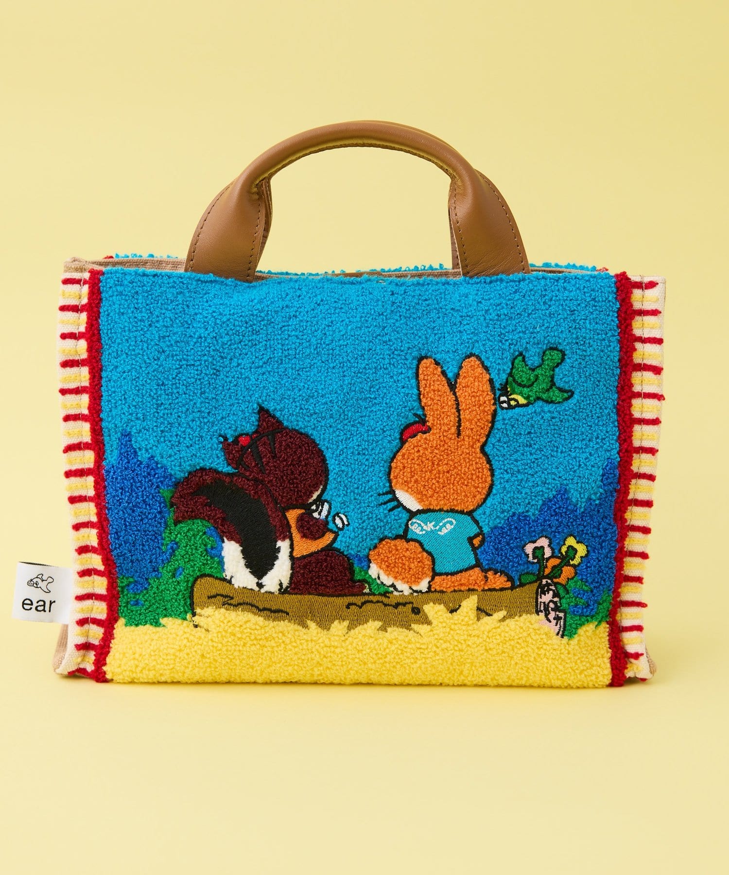 ear PAPILLONNER(イア パピヨネ) 【クッピーラムネ×ear】コラボコットントートバッグSサイズ