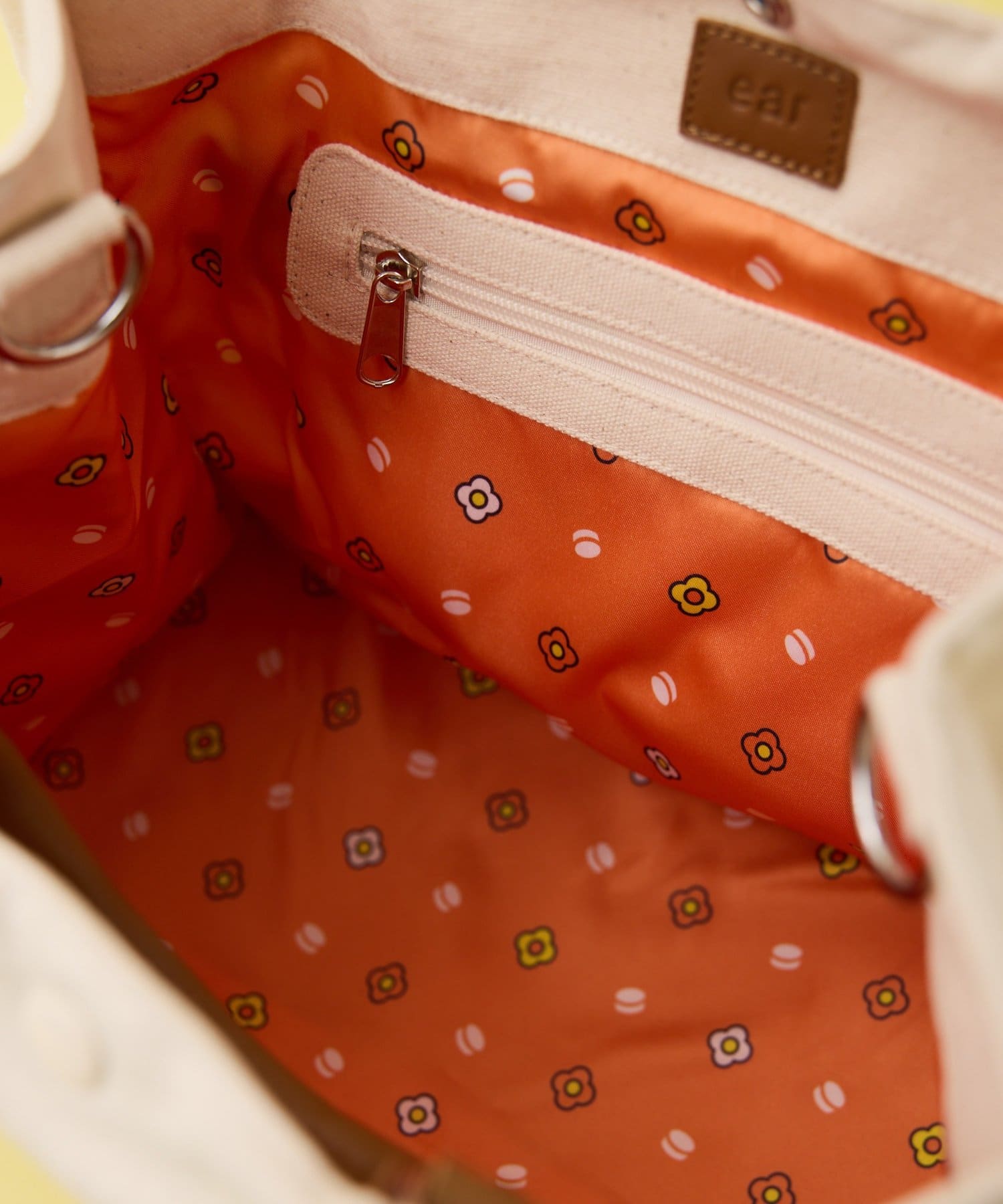 ear PAPILLONNER(イア パピヨネ) 【クッピーラムネ×ear】コラボコットントートバッグMサイズ