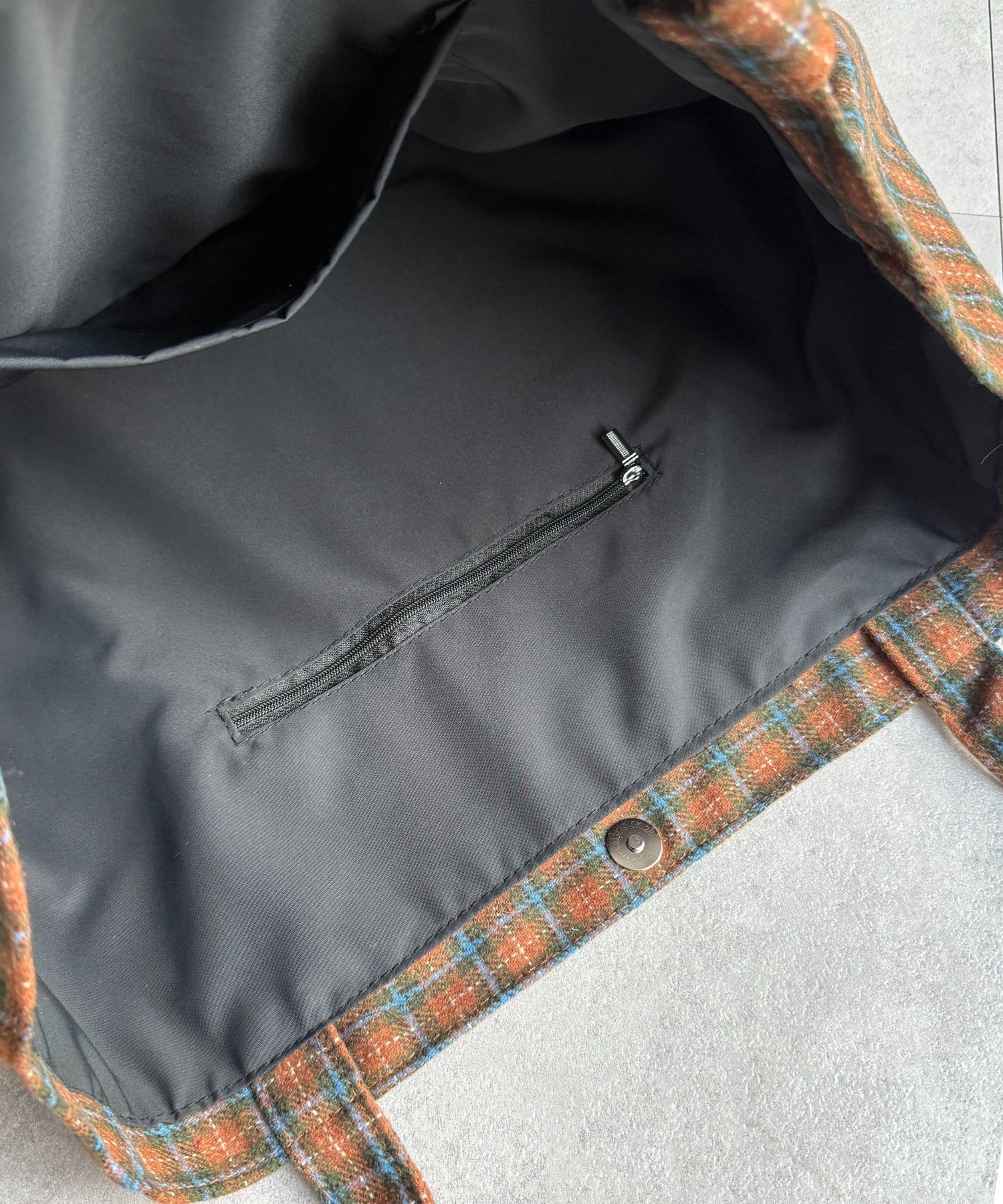 CPCM(シーピーシーエム) 起毛チェックトート