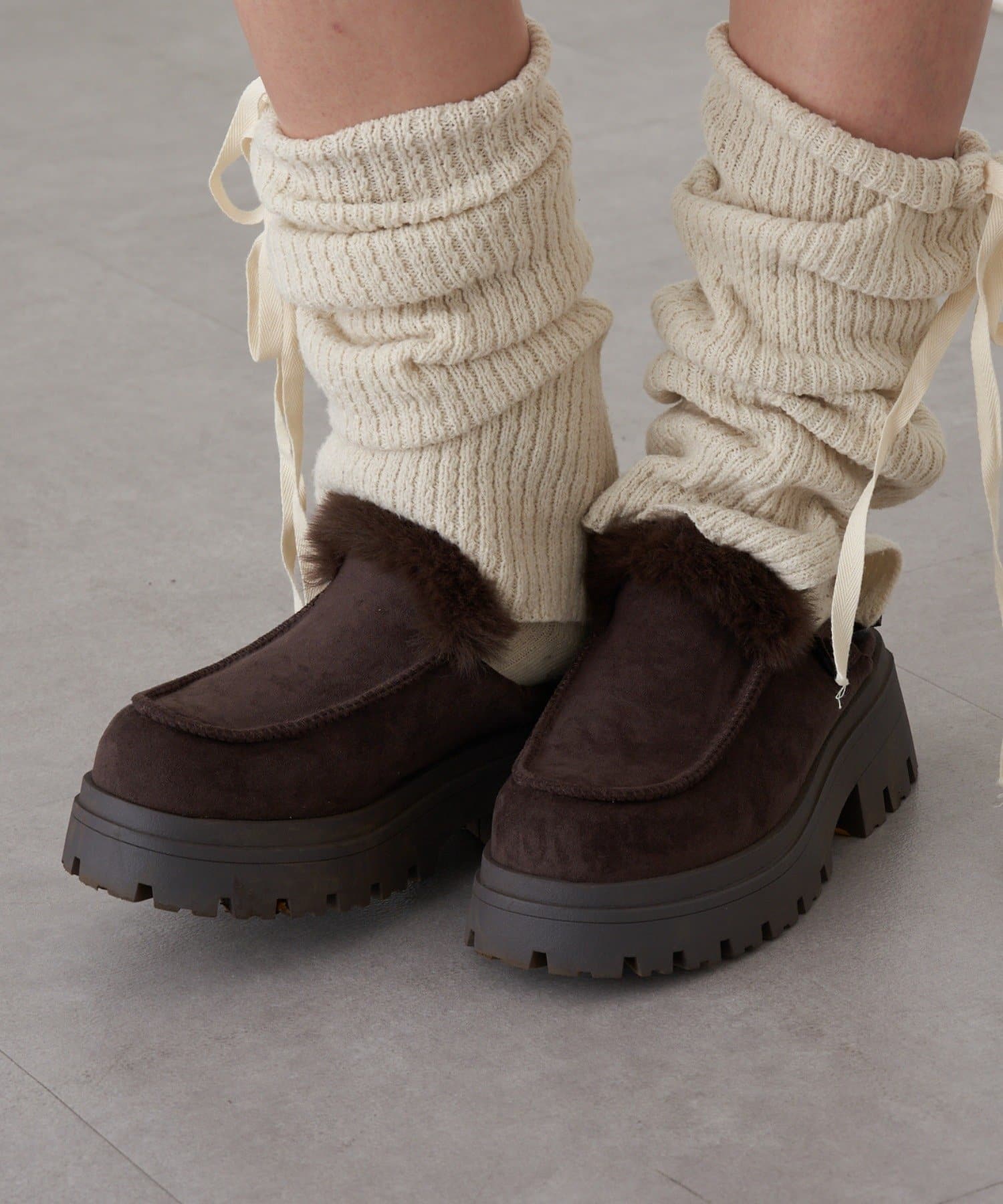 RAY CASSIN(レイカズン) ムートンスリッポン