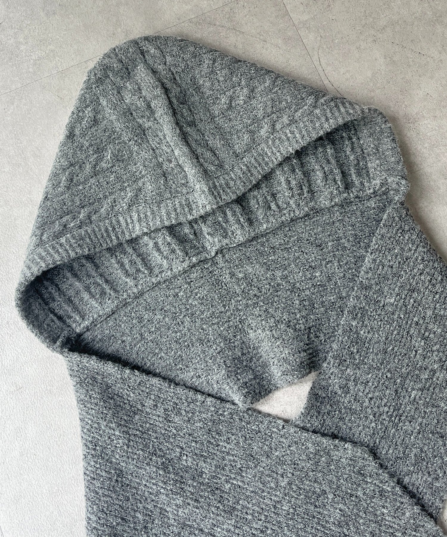 CPCM(シーピーシーエム) フード付きニットマフラー