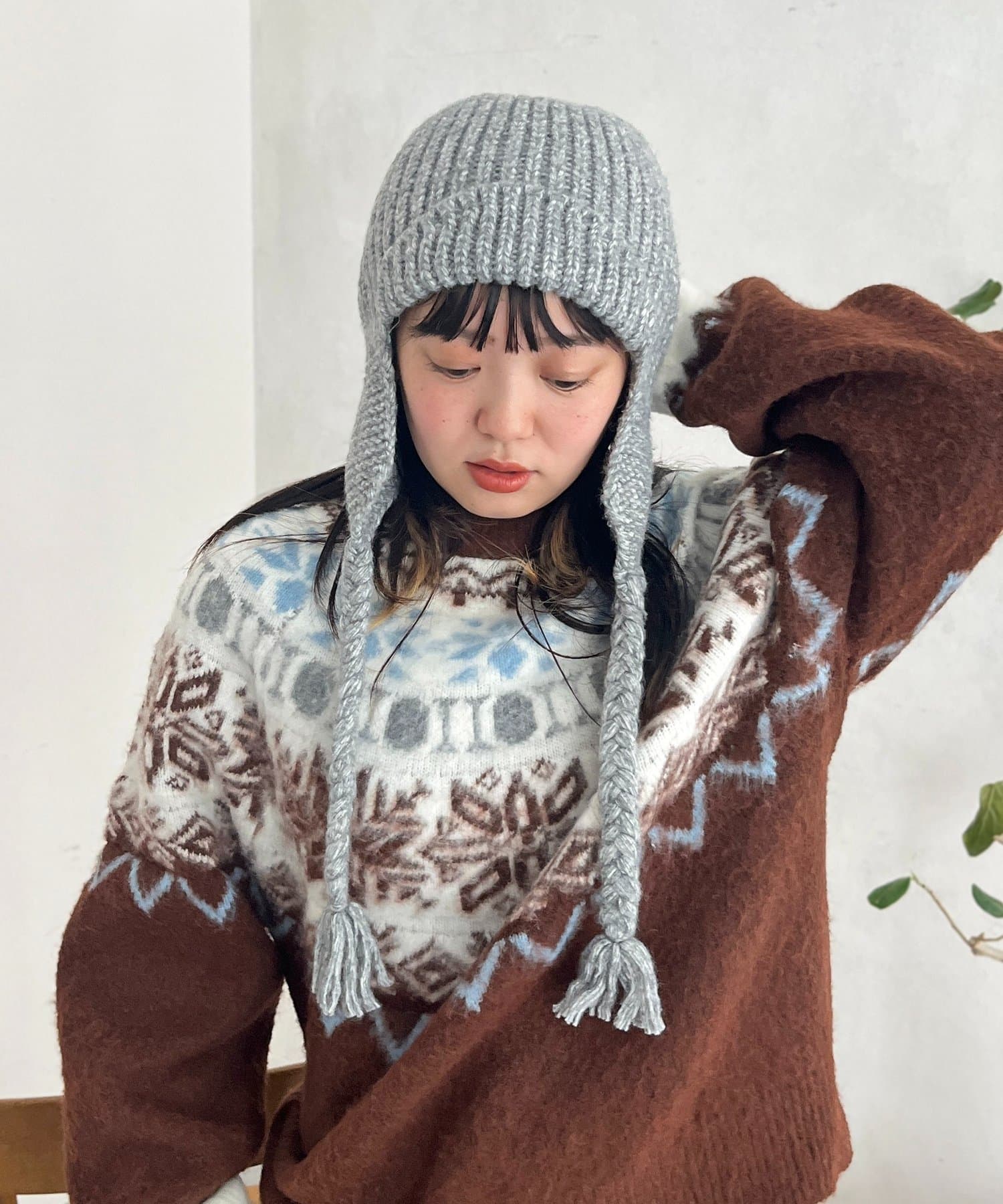 CPCM(シーピーシーエム) ニットフライトキャップ