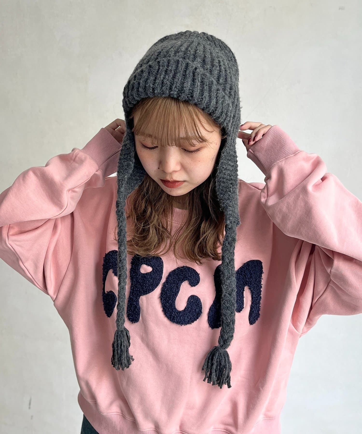 CPCM(シーピーシーエム) ニットフライトキャップ