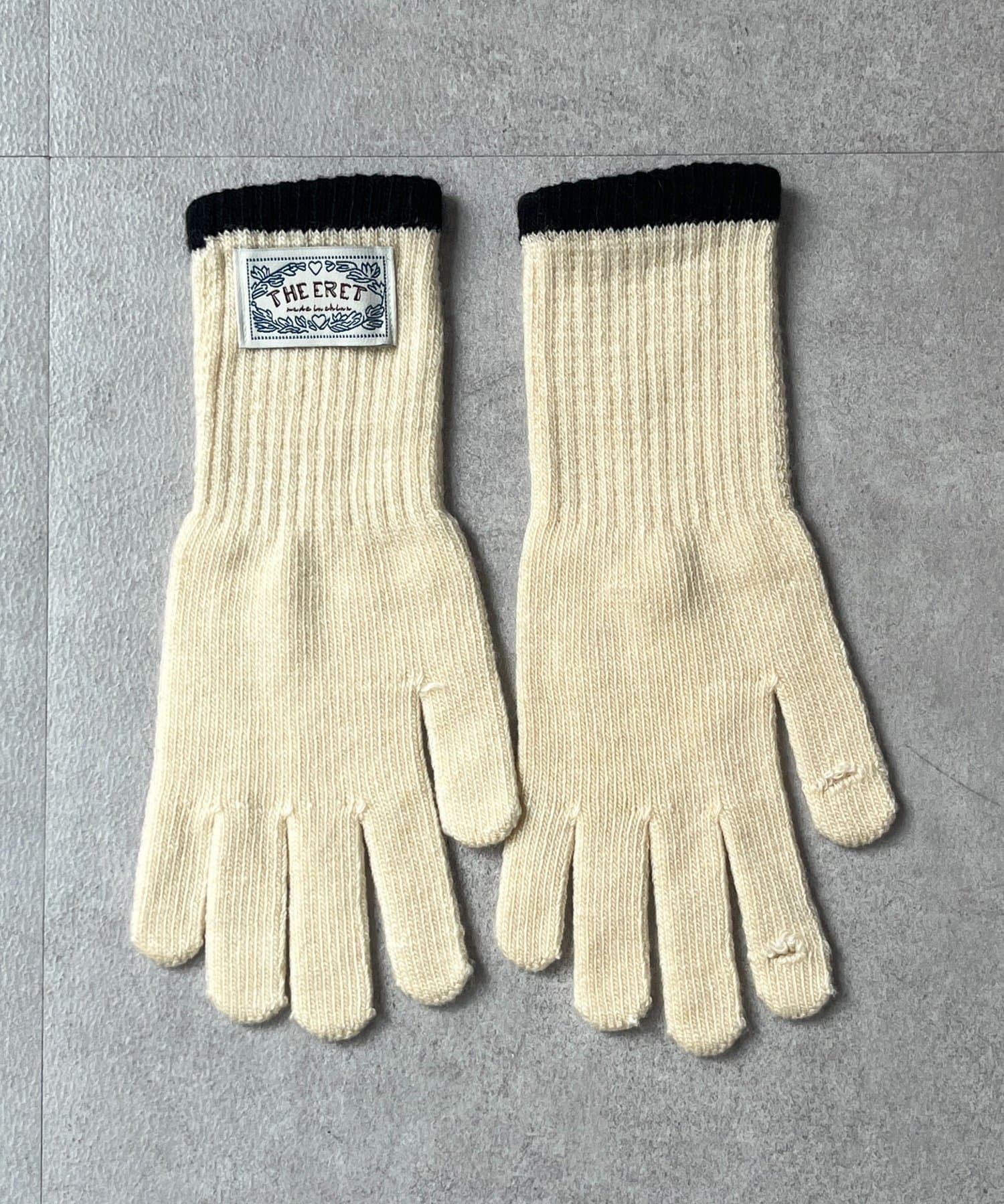 CPCM(シーピーシーエム) 配色ライン手袋