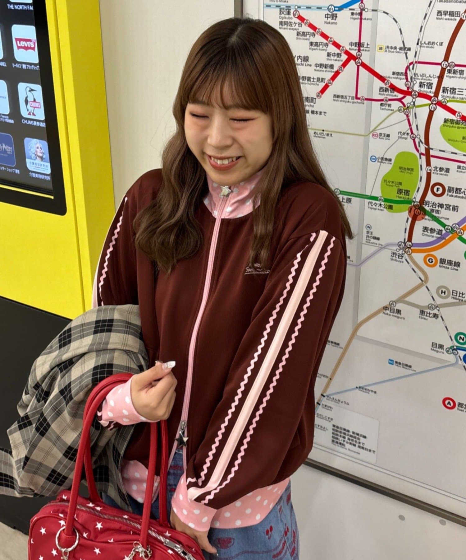 CIAOPANIC TYPY(チャオパニックティピー) ◇新色追加決定◇【momoコラボ】【HELLO.SANFRANCISCO/ハローサンフランシスコ】配色トラックジャケット