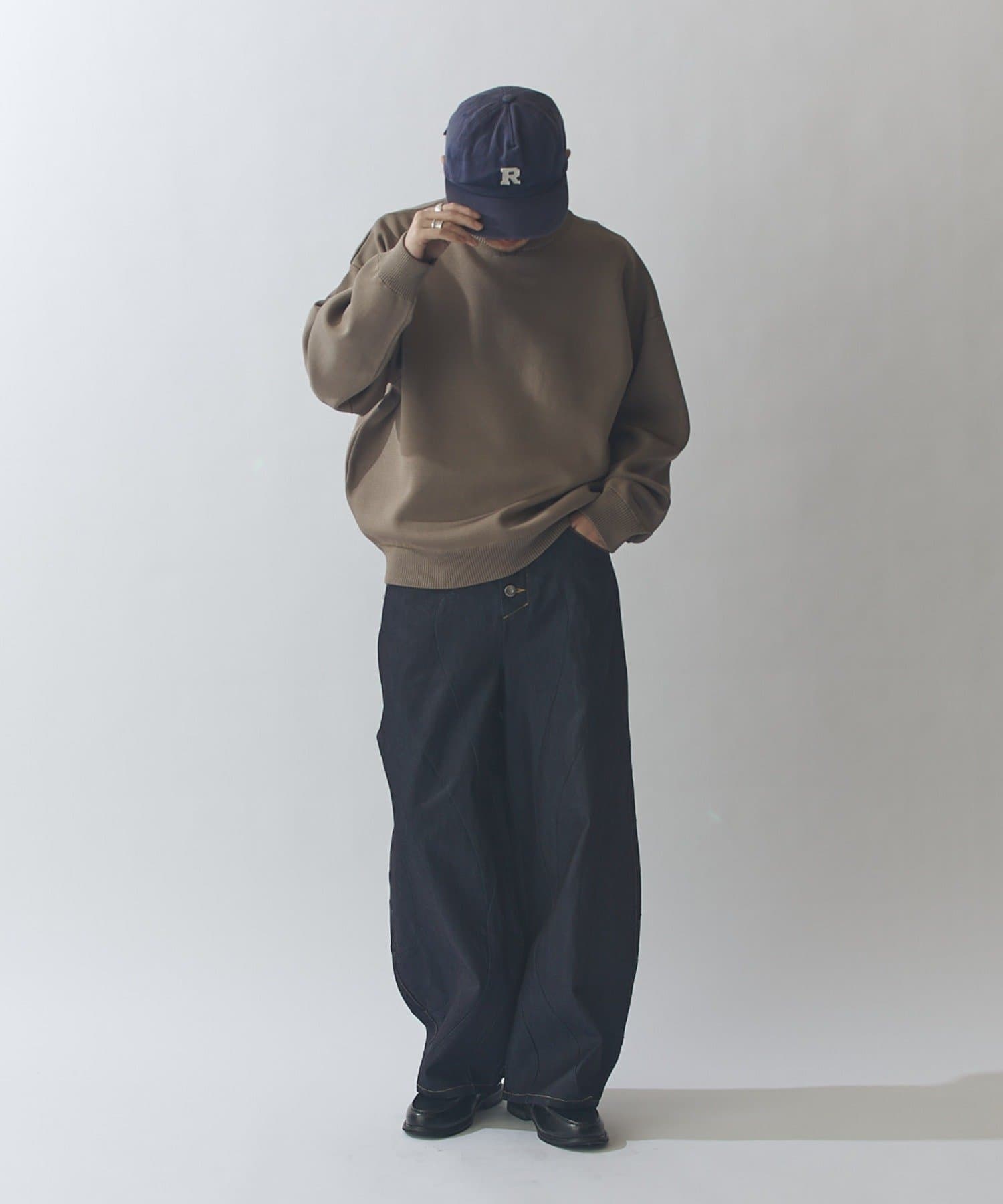 Lui's(ルイス) VISミラノリブクルーネックニット