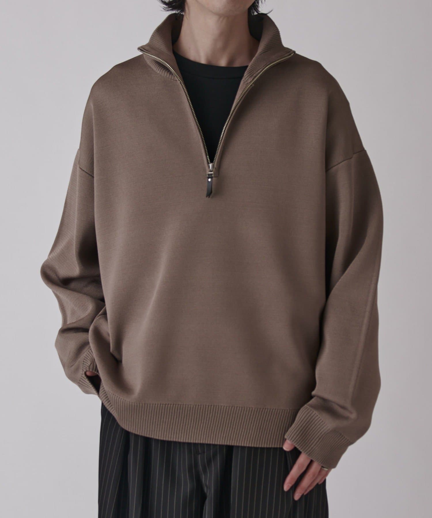 Lui's(ルイス) VISミラノリブハーフジップ