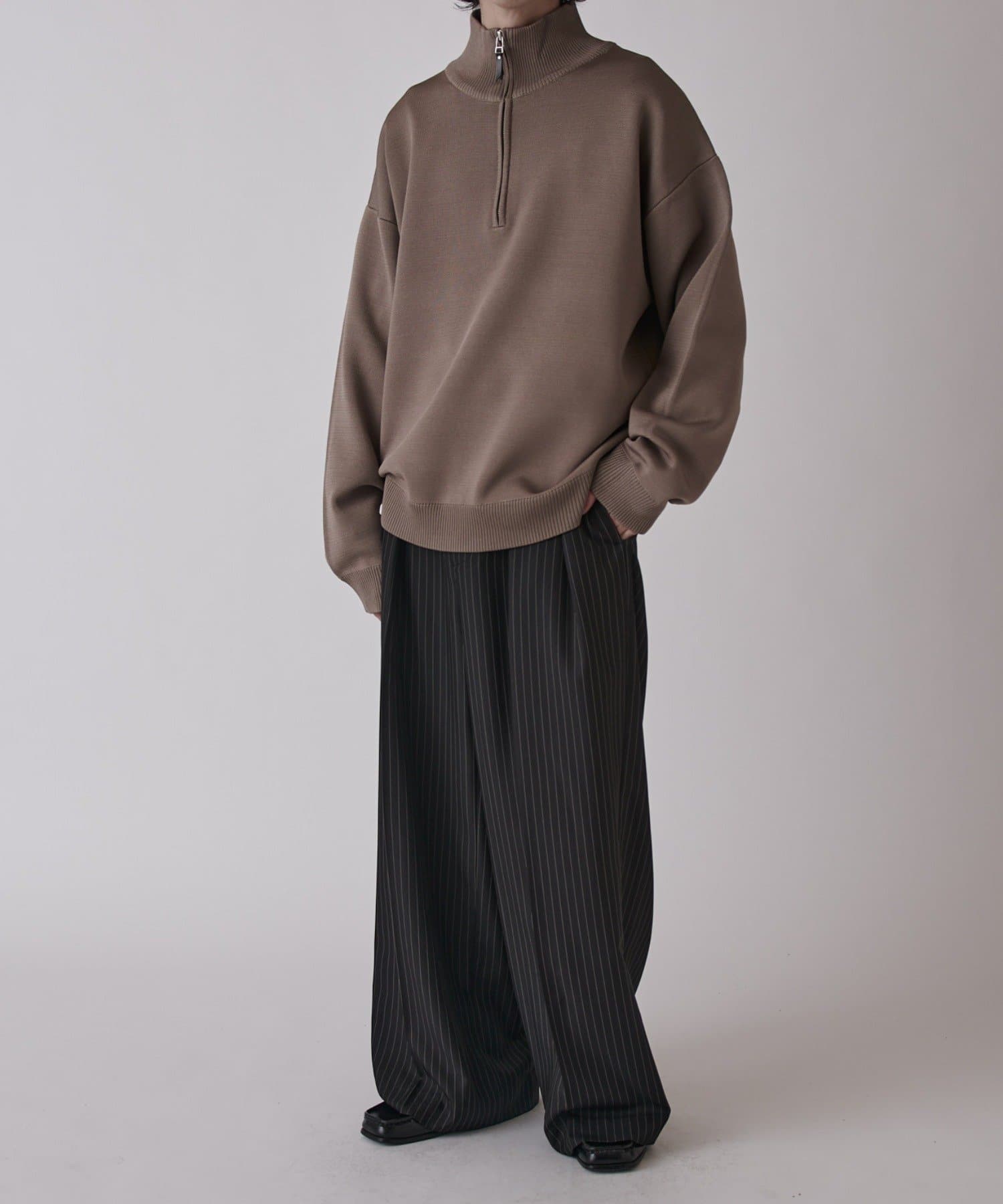 Lui's(ルイス) VISミラノリブハーフジップ