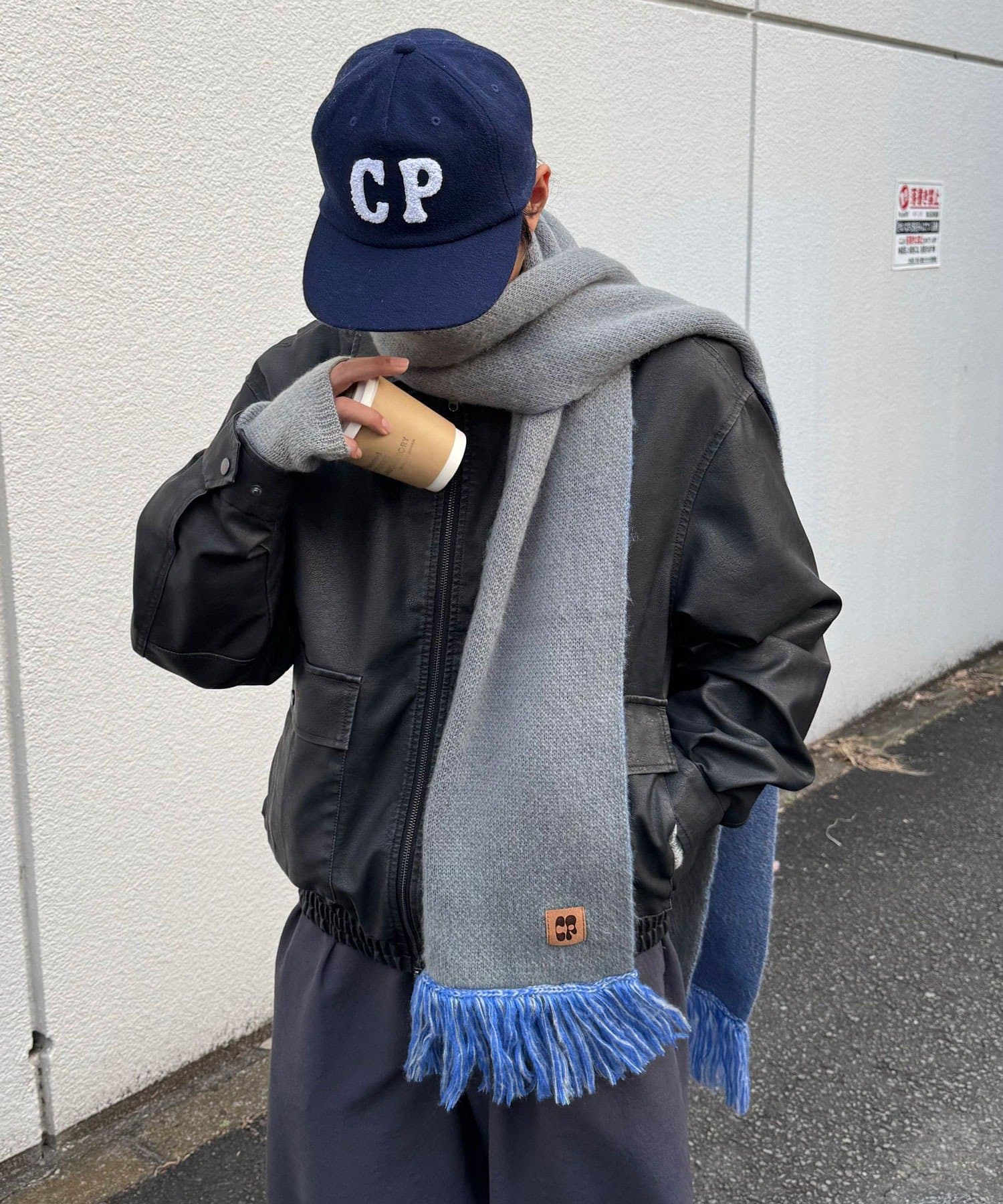 CIAOPANIC(チャオパニック) アソート柄フリンジマフラー