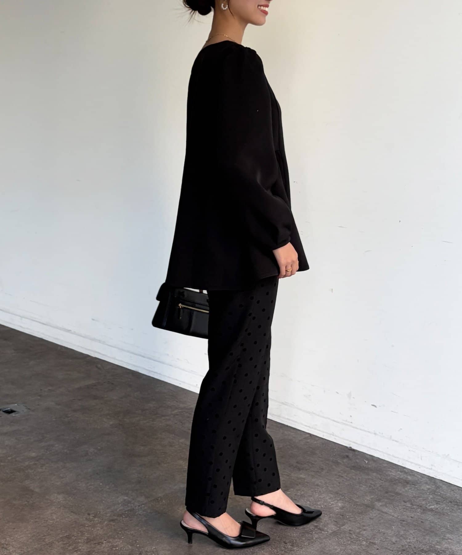 Chez toi(シェトワ) 【セレモニー対応可】ペプラムブラウス