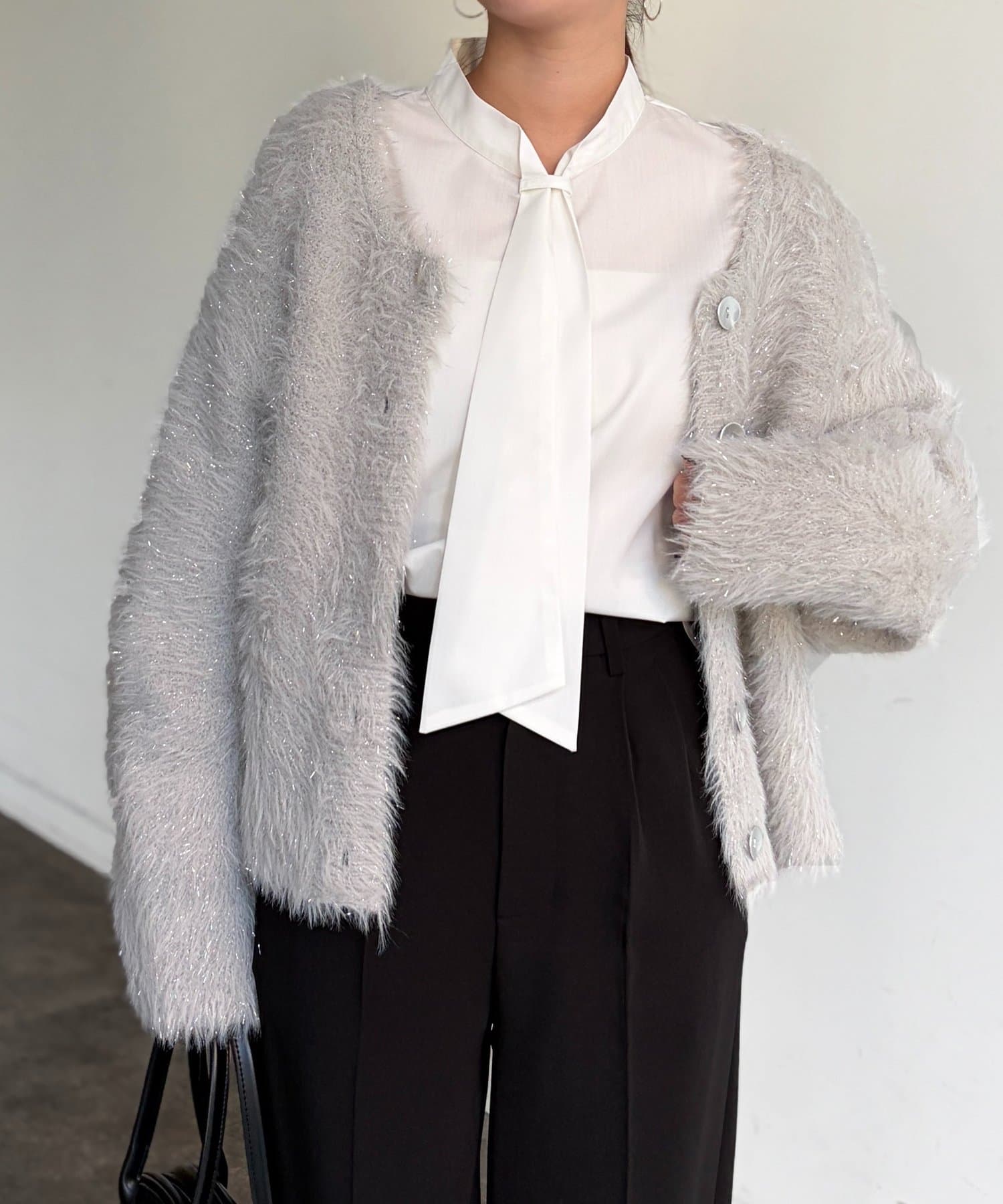 Chez toi(シェトワ) ボウタイブラウス