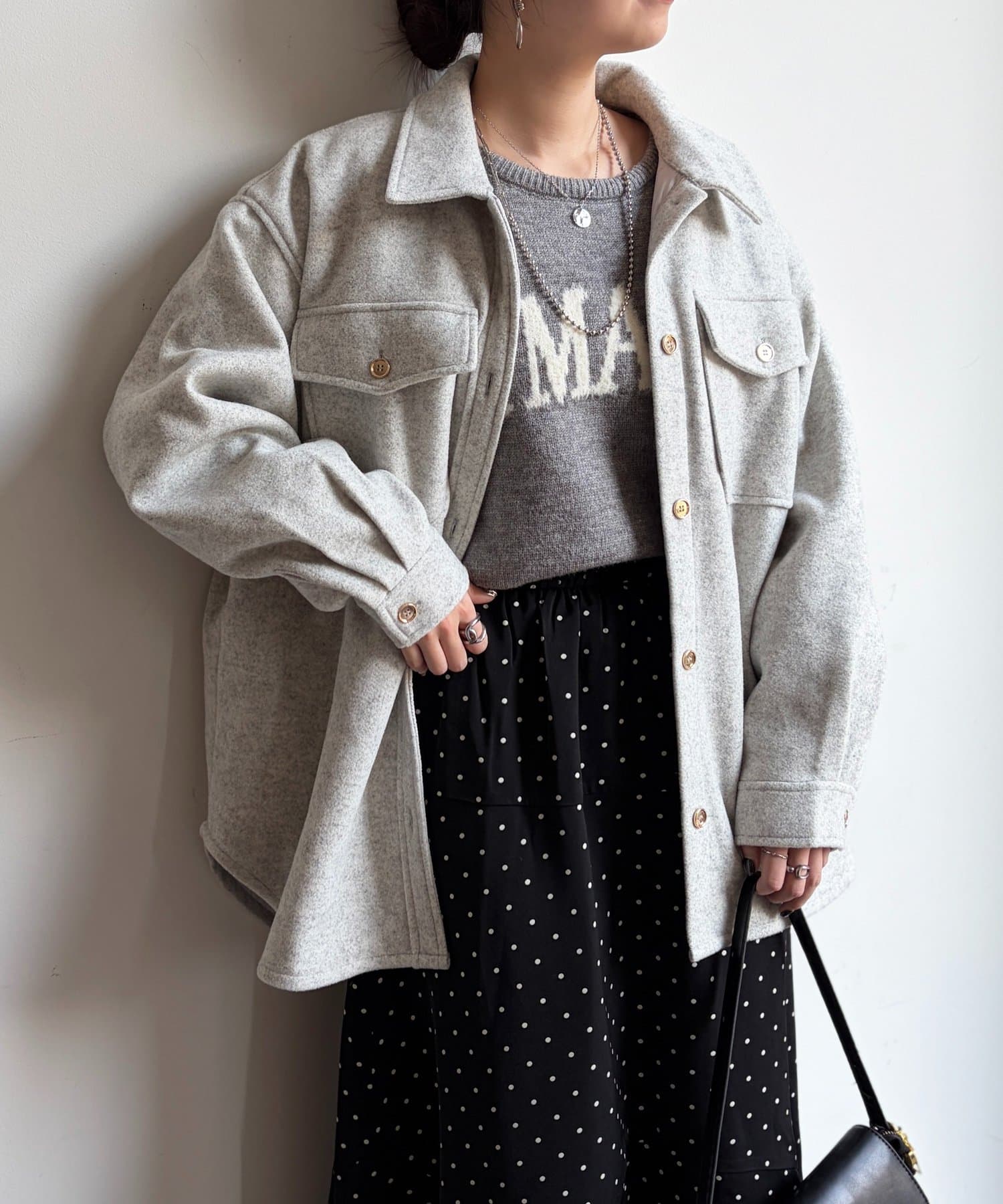 Chez toi(シェトワ) CPOシャツジャケット