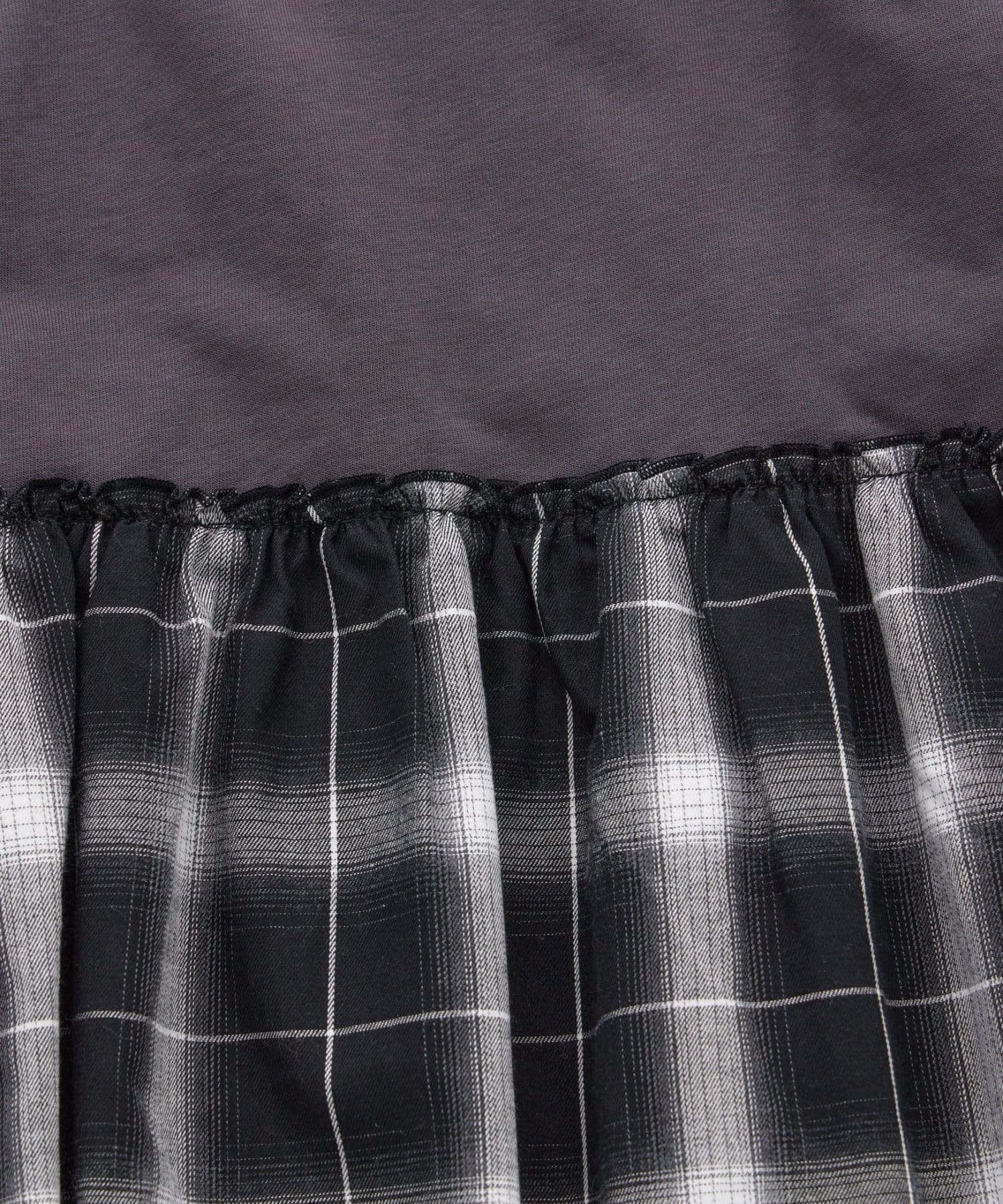 CIAOPANIC TYPY(チャオパニックティピー) 【KIDS】【WEB限定】裏毛切替ミニチュニックワンピ≪ジュニアサイズあり≫