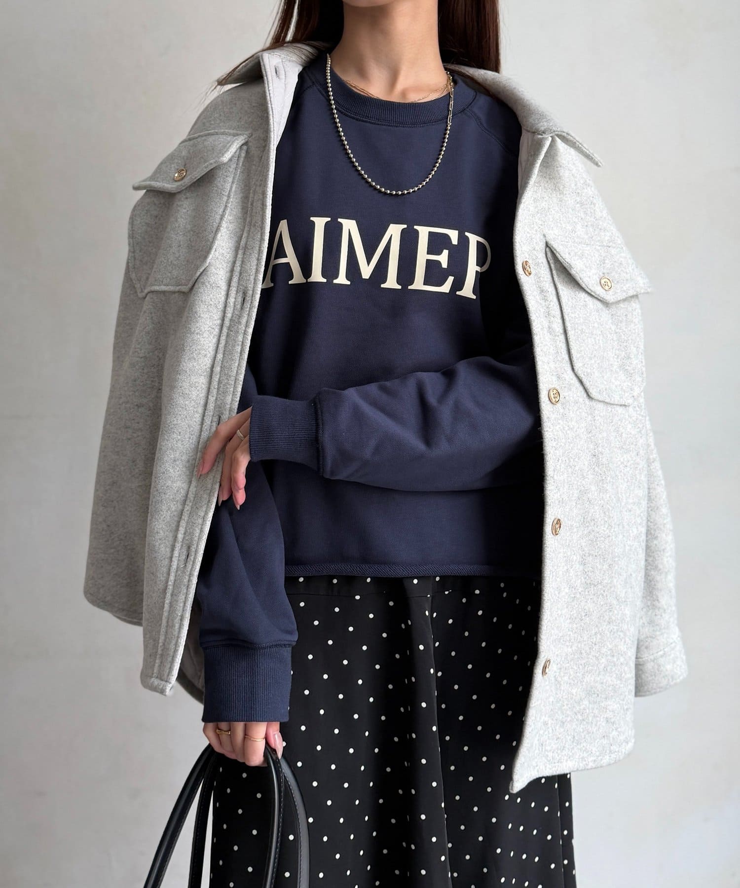 Chez toi(シェトワ) ロゴスウェット