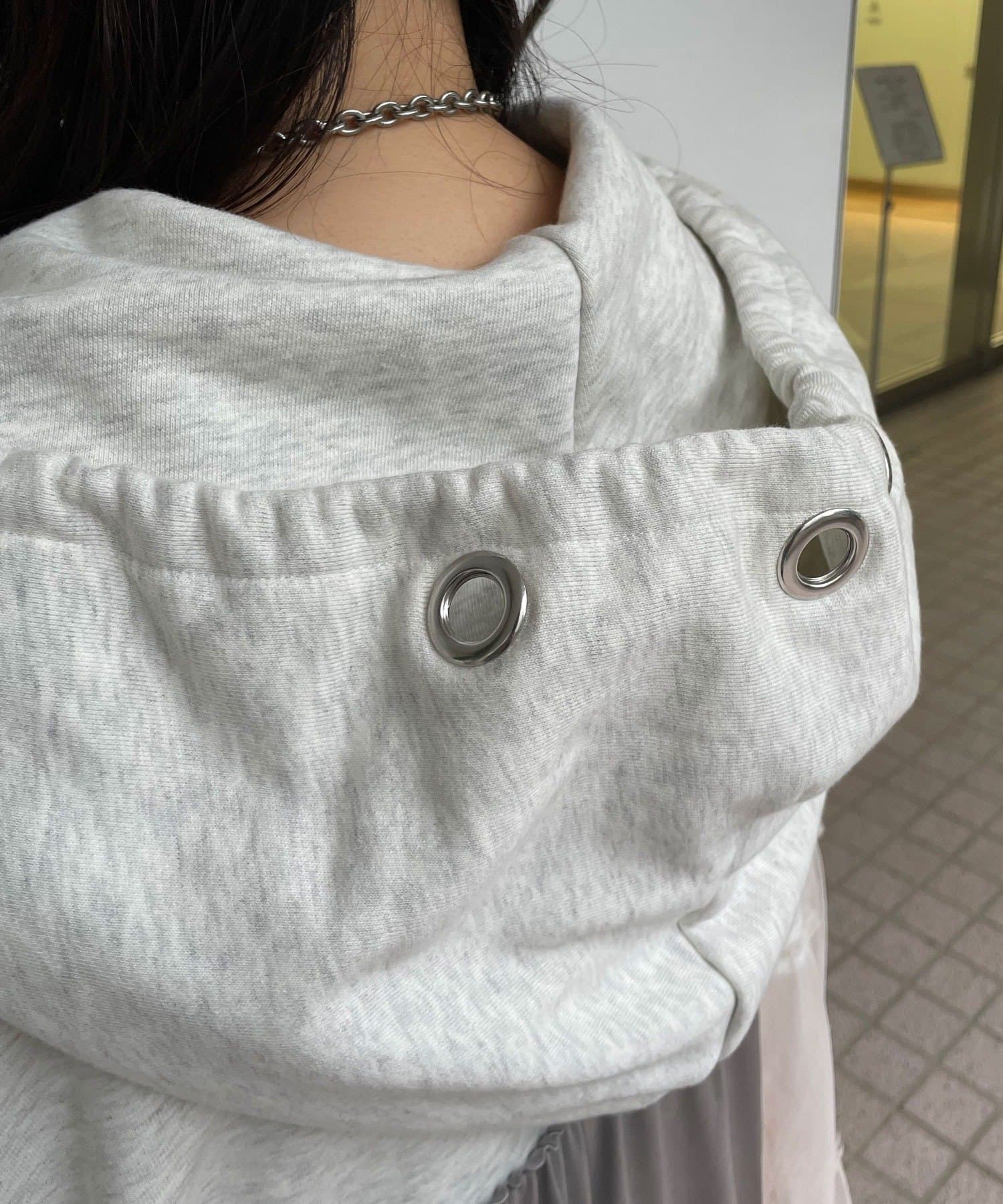 CIAOPANIC(チャオパニック) 【ゆなまる(＠yuna_maruu)企画】【HELLO.SANFRANCISCO/ハローサンフランシスコ】リメイクパーカーワンピース