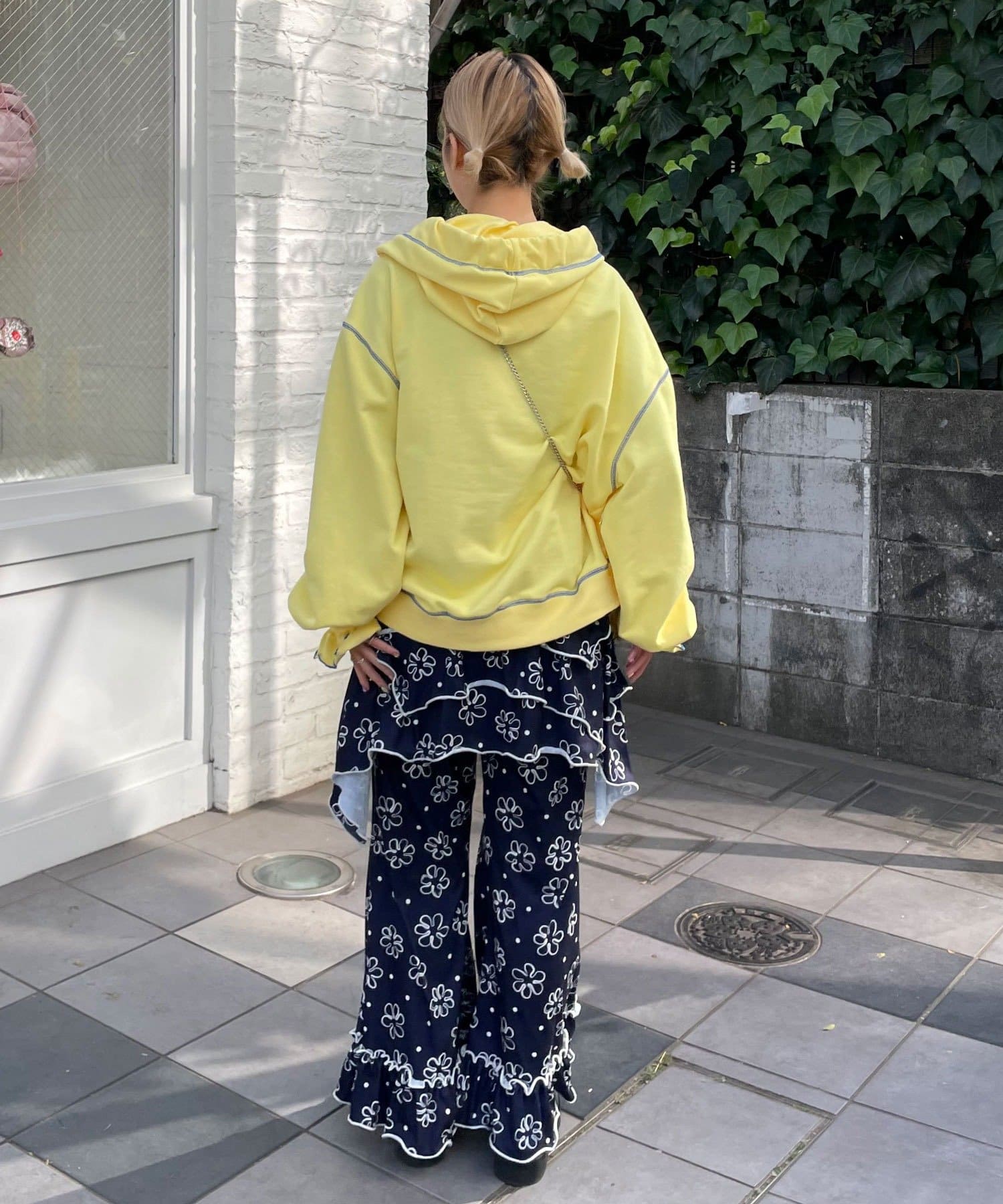 CIAOPANIC(チャオパニック) 【こざる企画】【HELLO.SANFRANCISCO/ハローサンフランシスコ】アシメスカートSETフレアパンツ