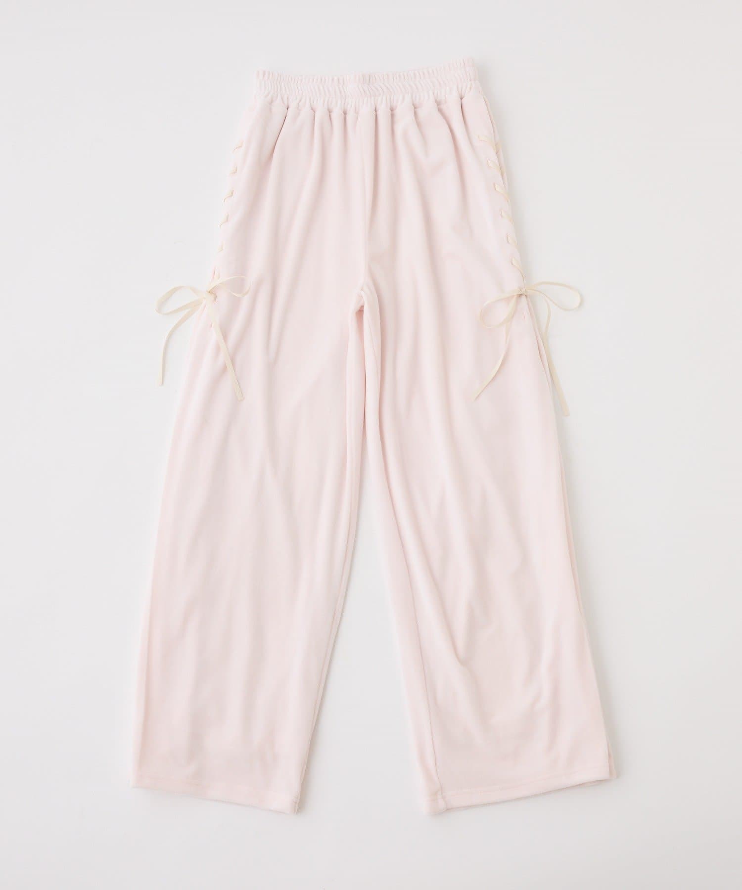 one after another NICE CLAUP(ワンアフターアナザー ナイスクラップ) 【セットアップ可能】レースアップカットパンツ