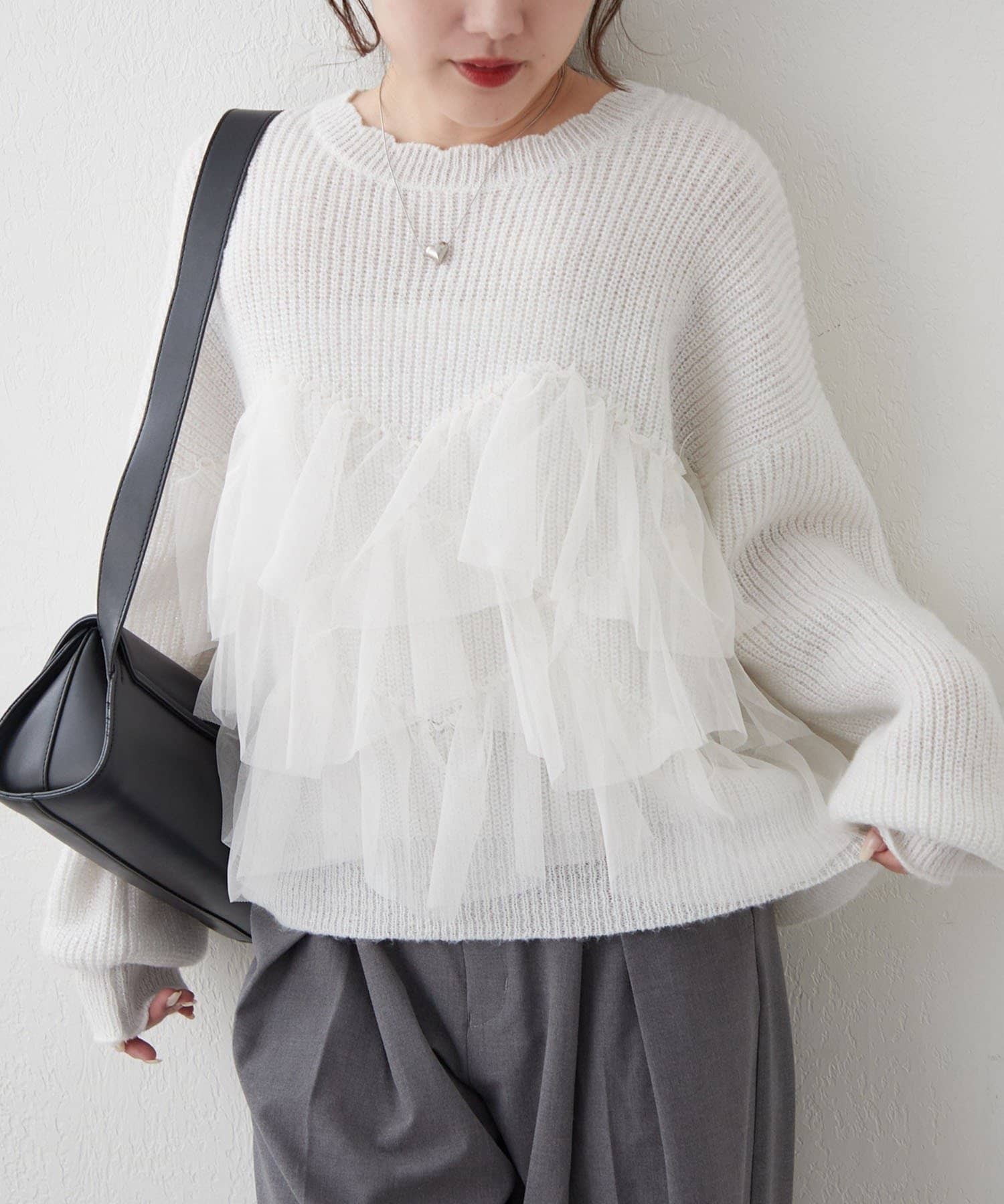 Remind me and forever(リマインドミーアンドフォーエバー) チュール付ラメニット