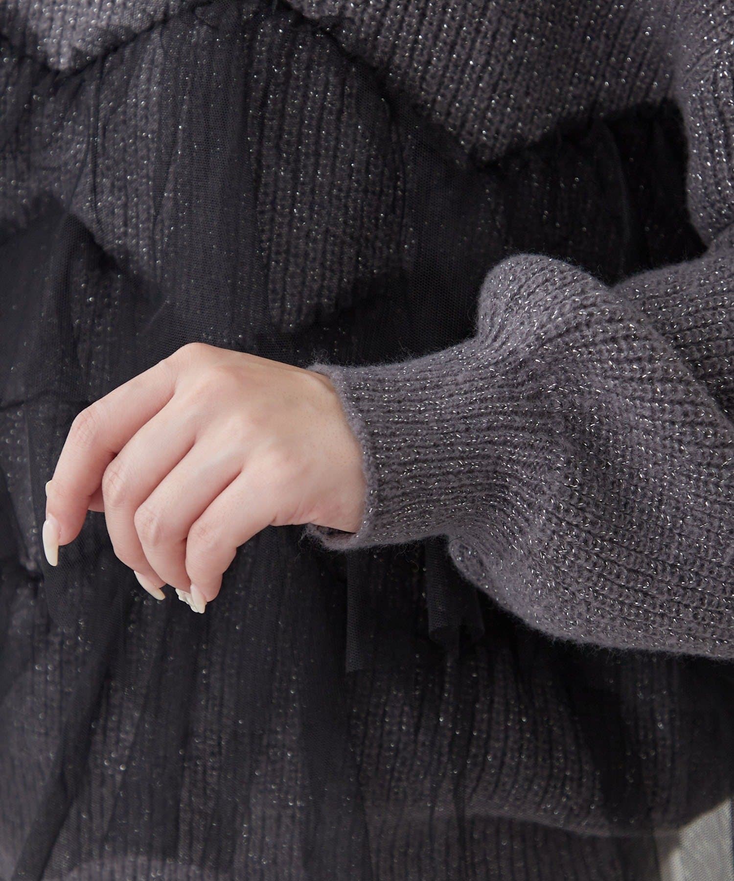 Remind me and forever(リマインドミーアンドフォーエバー) チュール付ラメニット