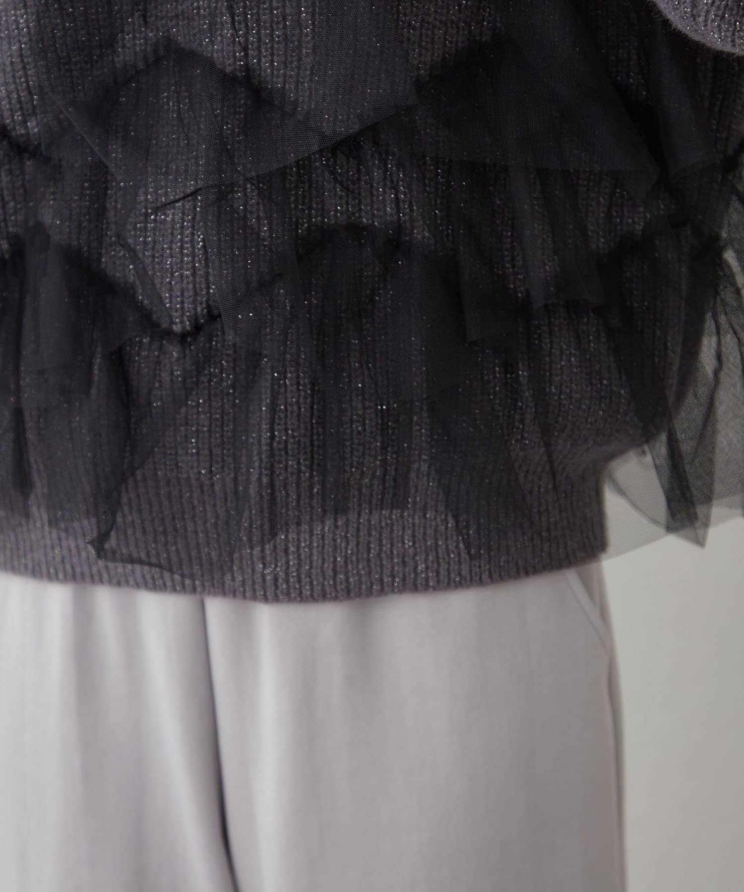 Remind me and forever(リマインドミーアンドフォーエバー) チュール付ラメニット