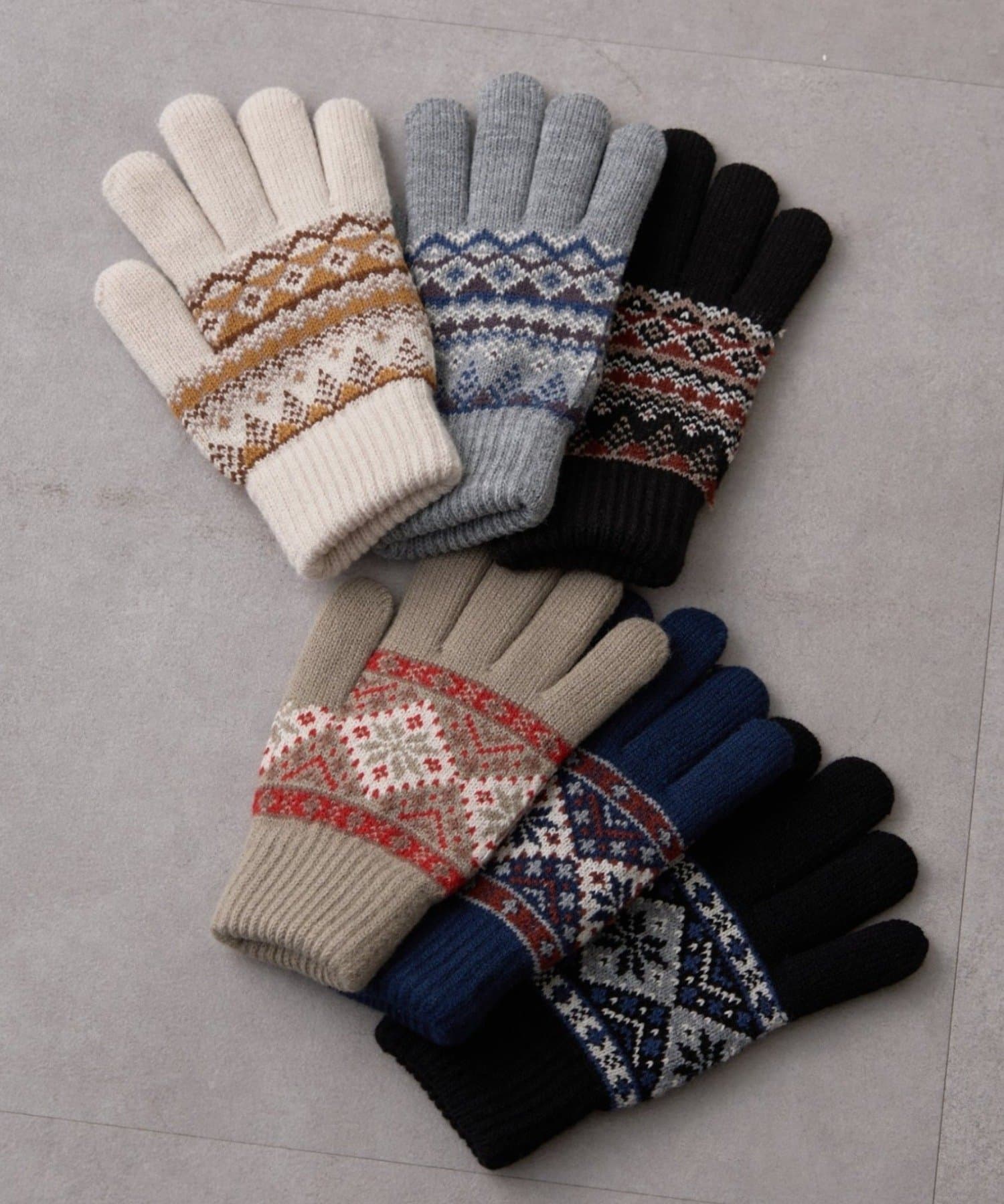 Remind me and forever(リマインドミーアンドフォーエバー) ジャガード柄手袋