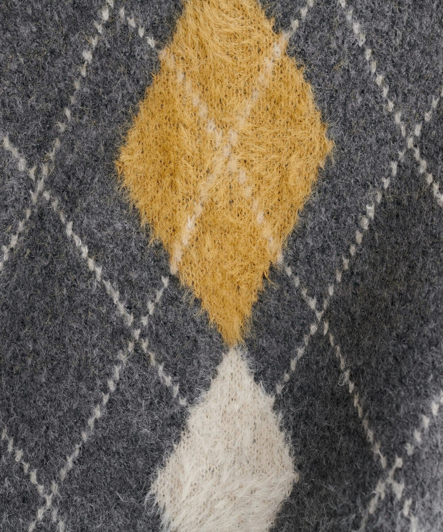 natural couture(ナチュラルクチュール) フェザーアーガイルゆるニット