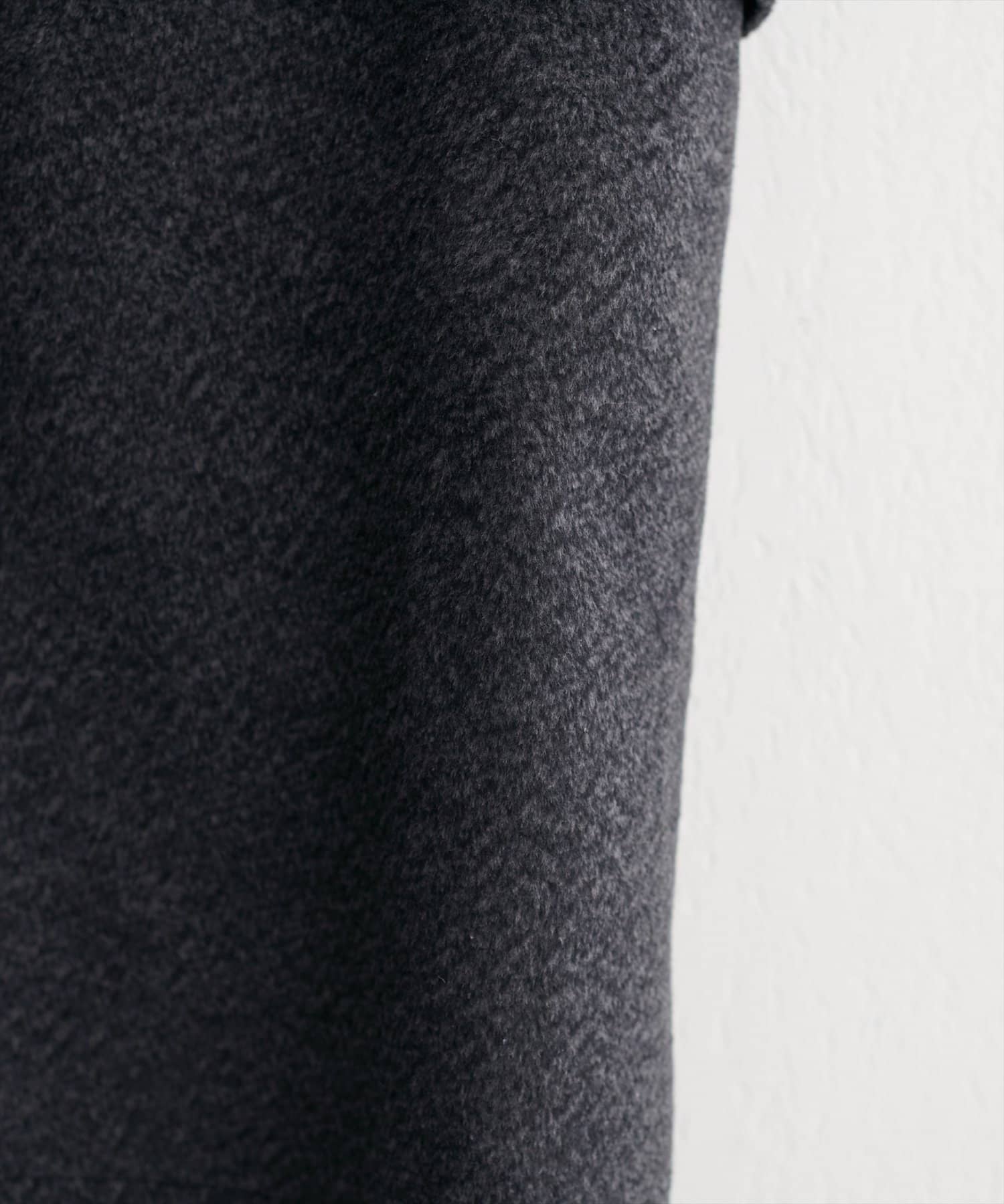 natural couture(ナチュラルクチュール) 【WEB限定】杢調フェイクウールミニジャンスカ