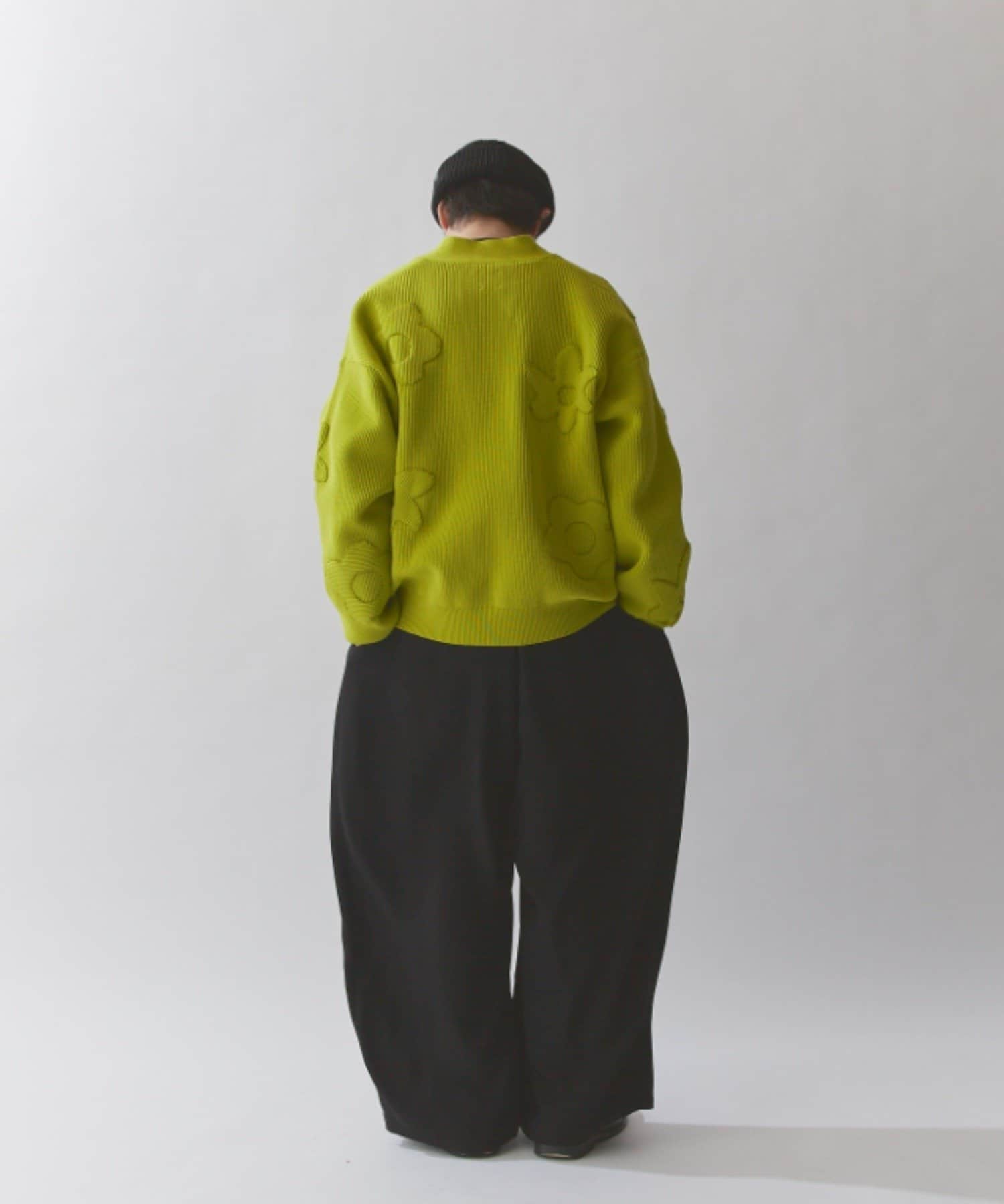 Lui's(ルイス) フラワーモチーフカーデ