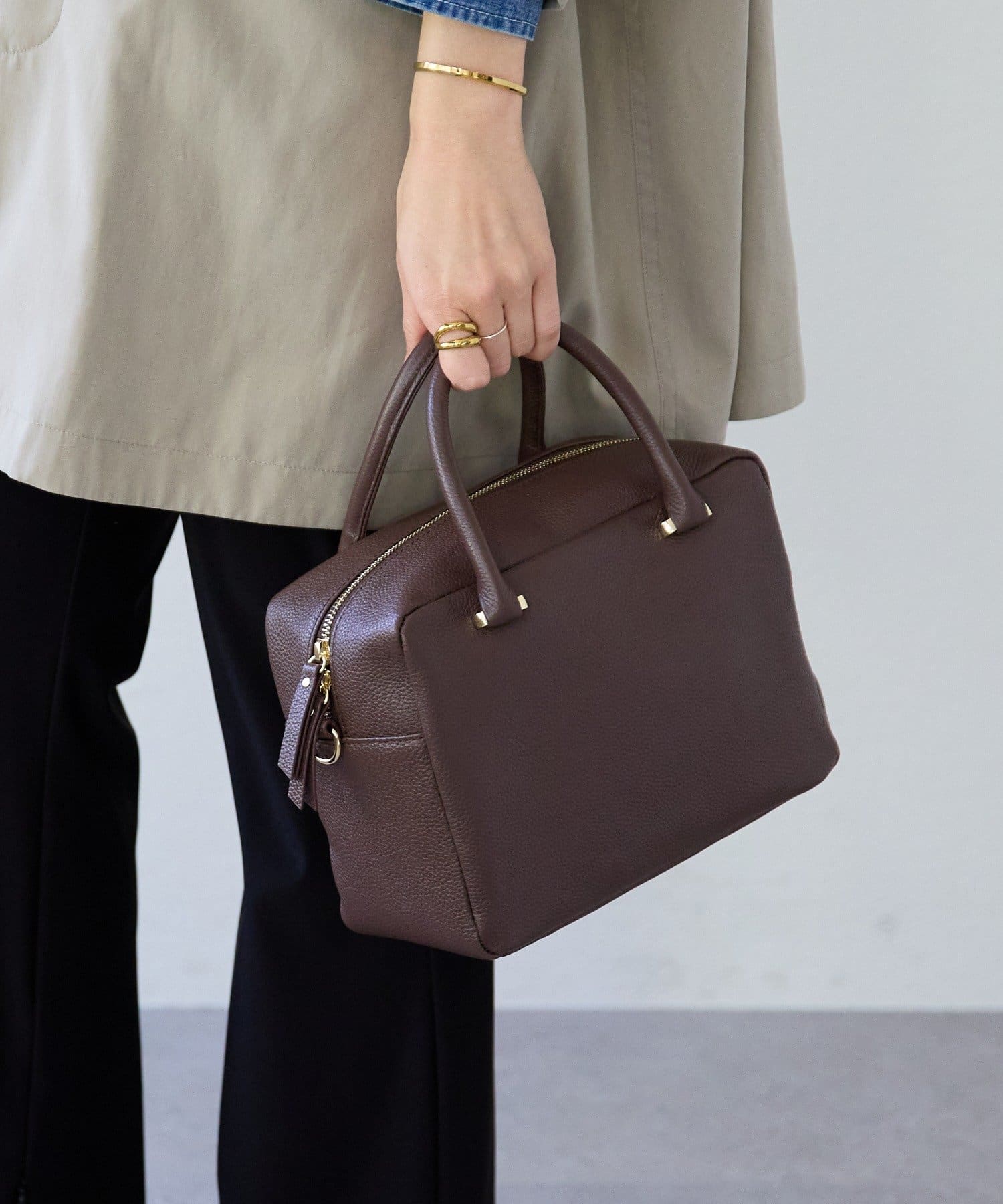 RIVE DROITE(リヴドロワ) 予約【オンオフ問わず活躍】KONOJIレザーボストン