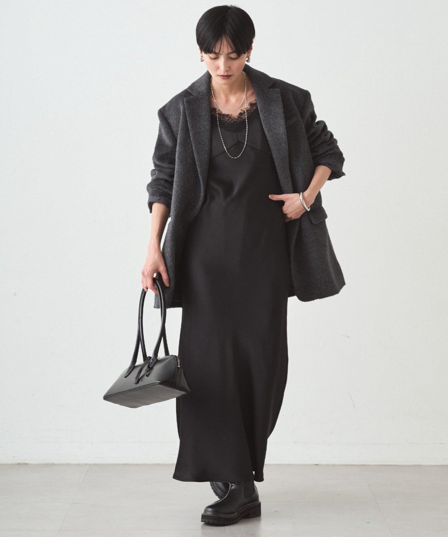 LOUNGEDRESS(ラウンジドレス) レースキャミワンピース