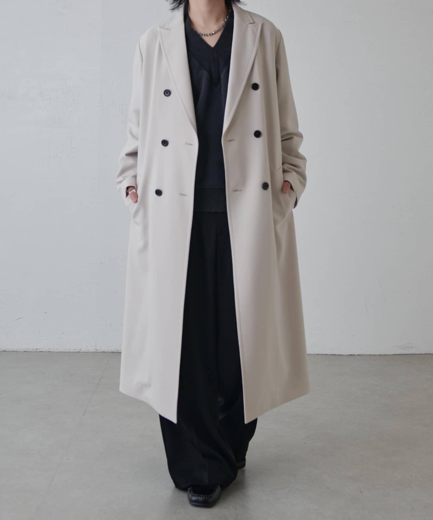 Lui's(ルイス) ダブルブレストスプリングロングコート