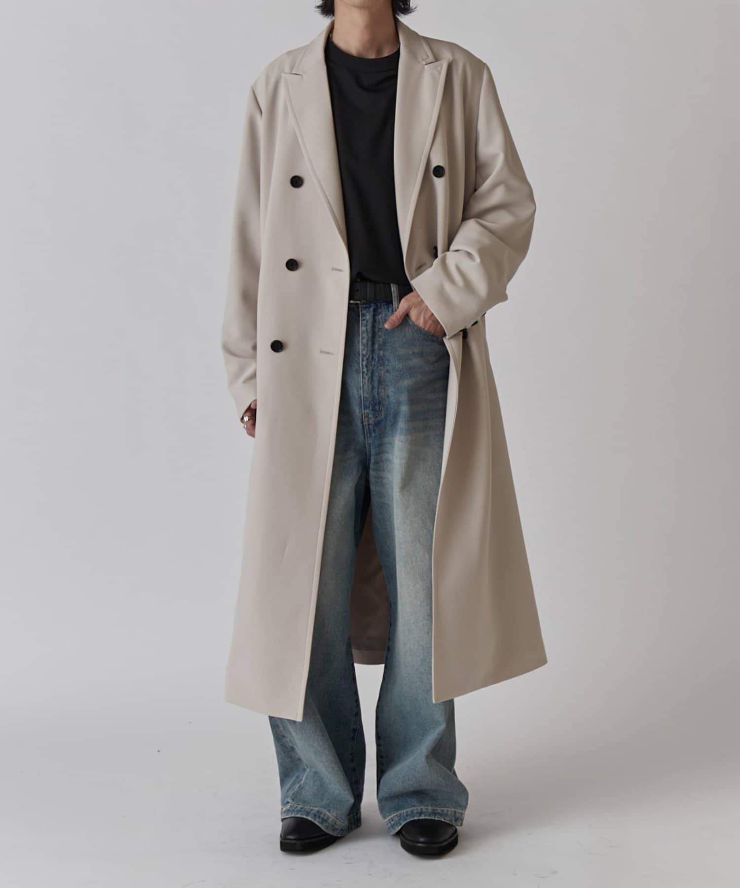 Lui's(ルイス) ダブルブレストスプリングロングコート